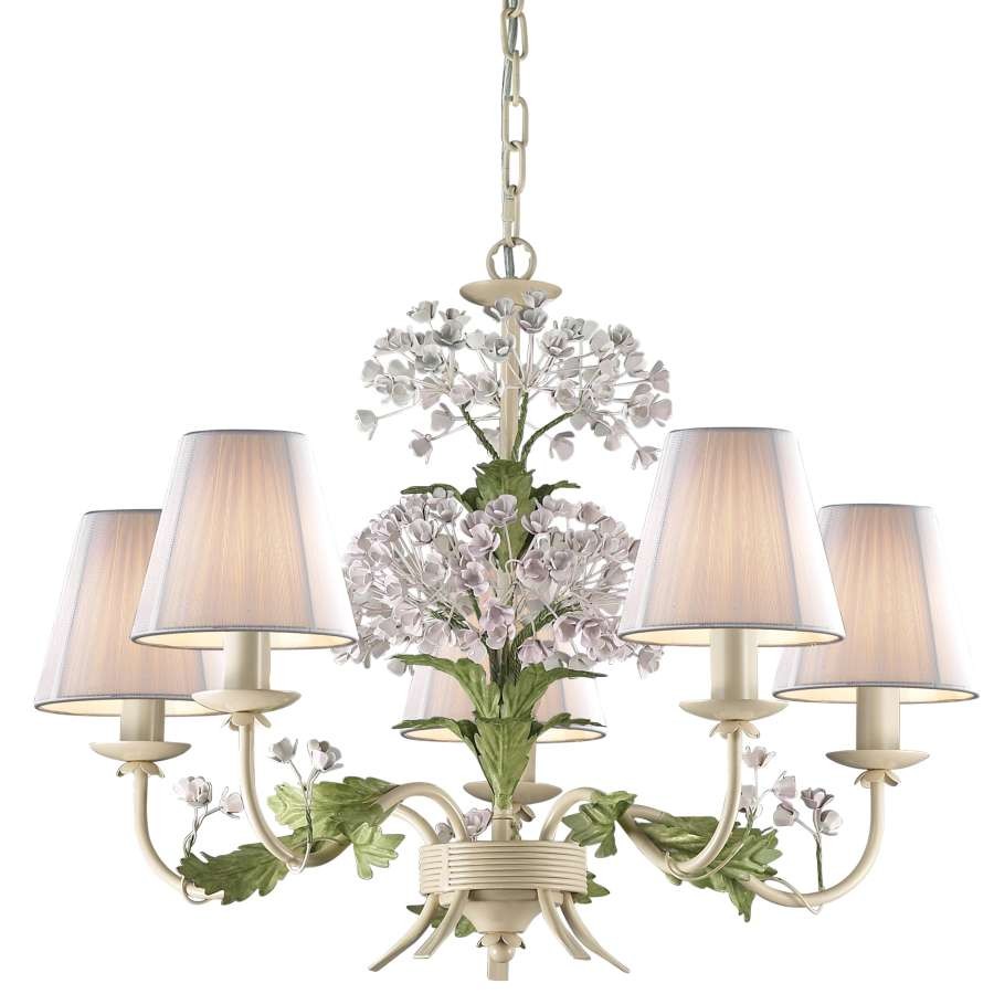 Люстра подвесная с цветочками Serena 2251/5 Odeon Light
