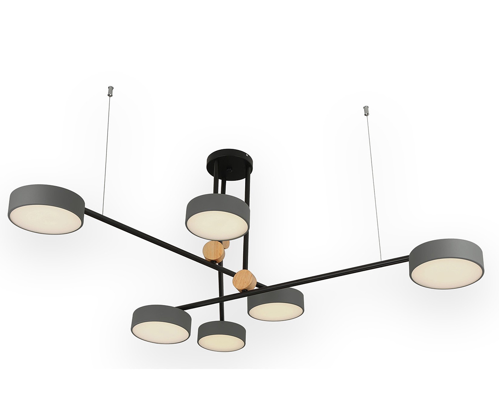 Потолочная светодиодная люстра Рапис KINK Light 07647-6,16(4000K)