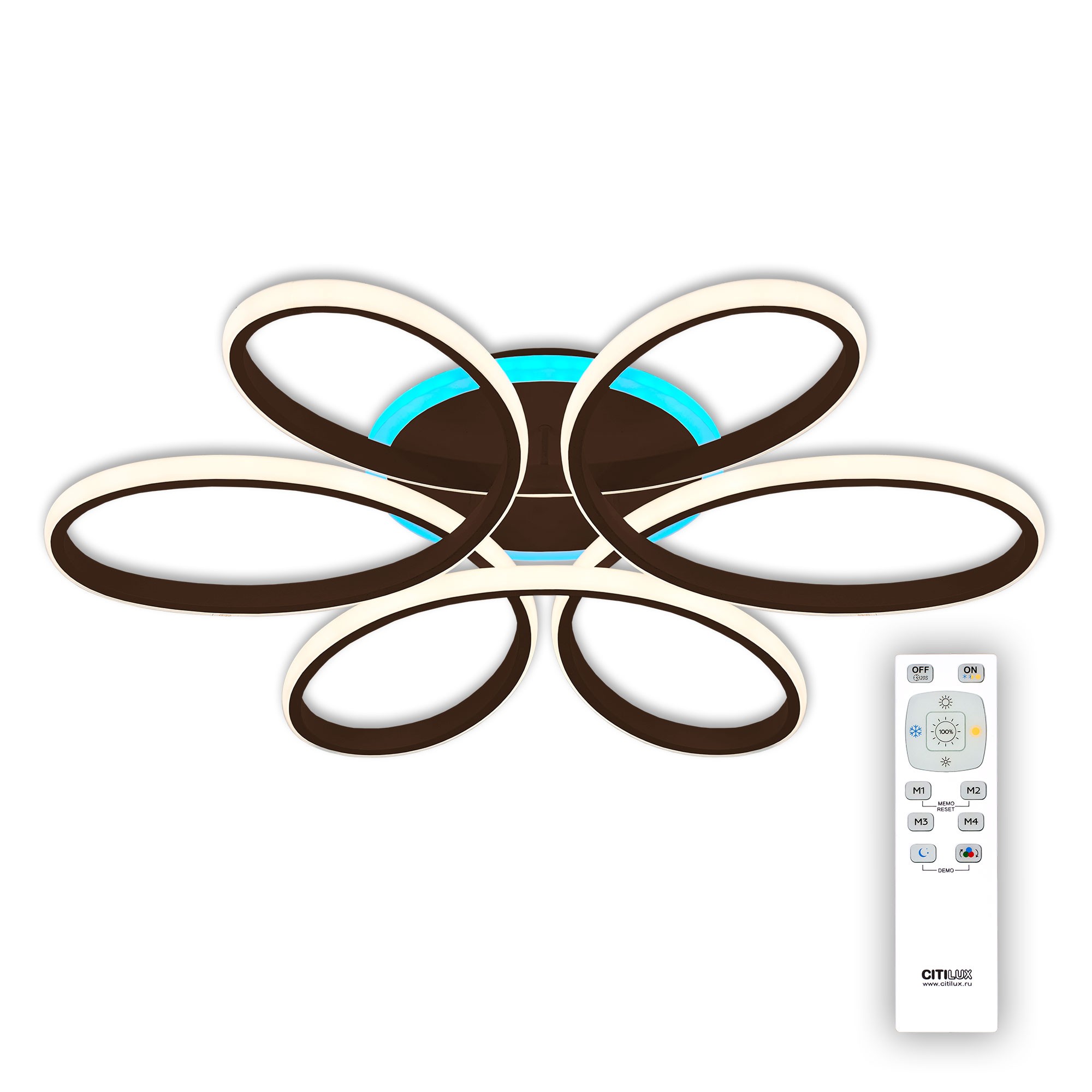 Потолочная люстра с пультом Сезар Citilux CL233175RGB