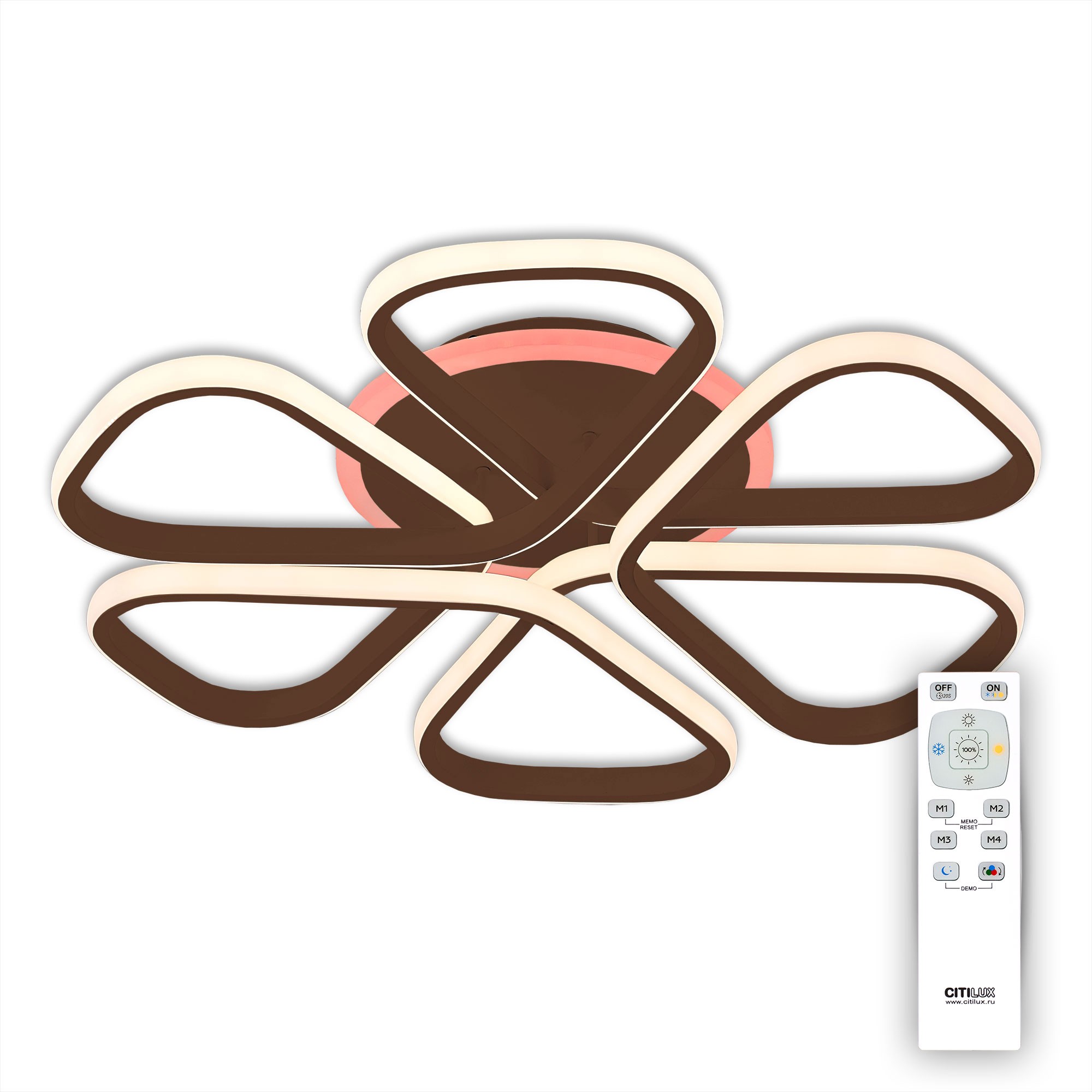 Потолочная люстра с пультом Сезар Citilux CL233255RGB