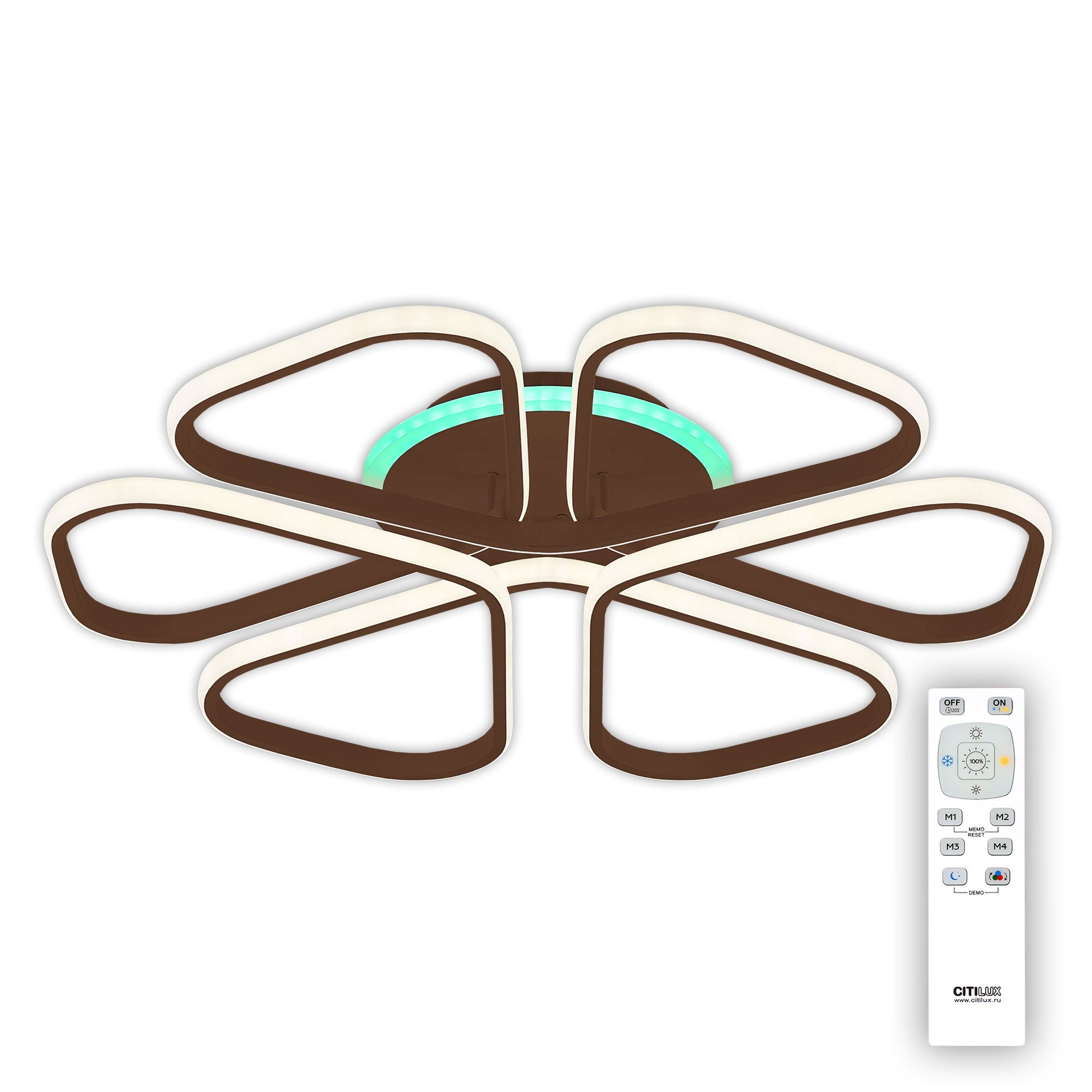 Потолочная люстра с пультом Сезар Citilux CL233275RGB