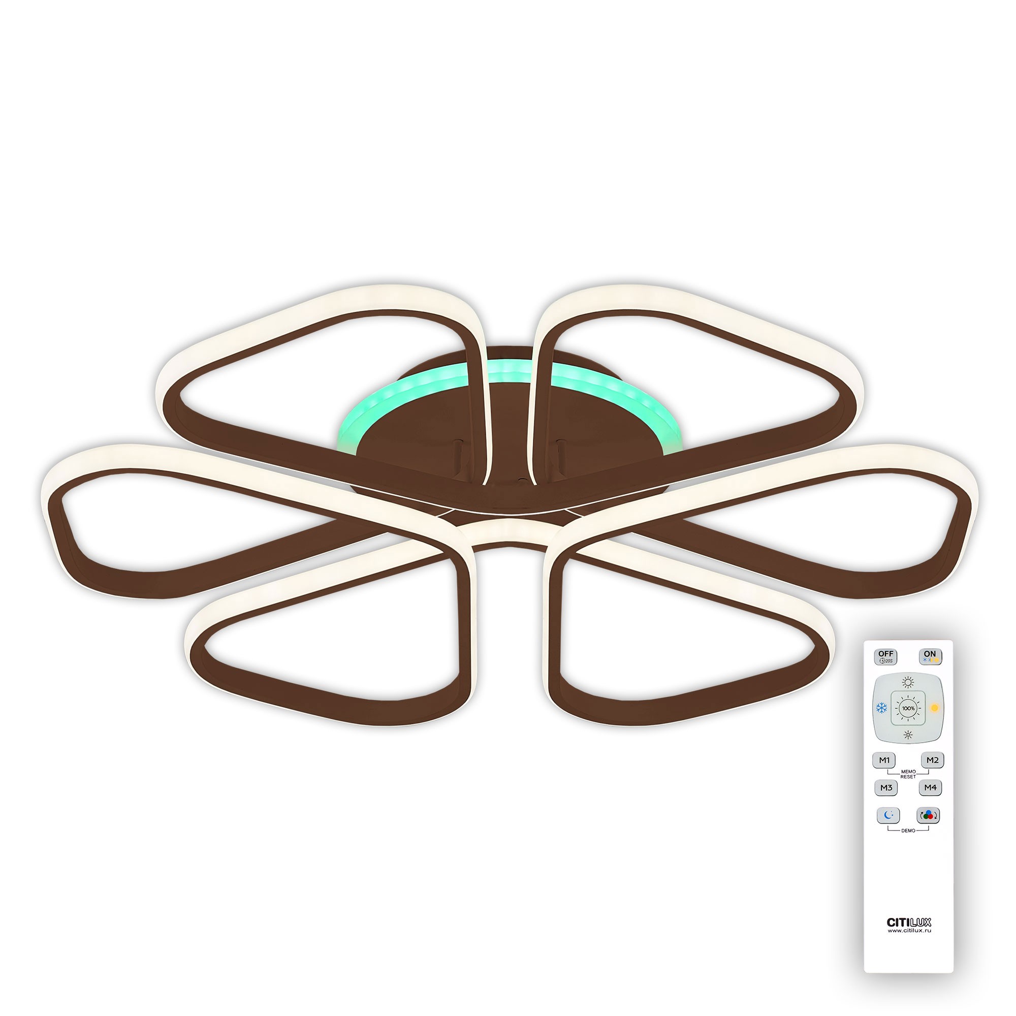 Потолочная люстра с пультом Сезар Citilux CL233275RGB