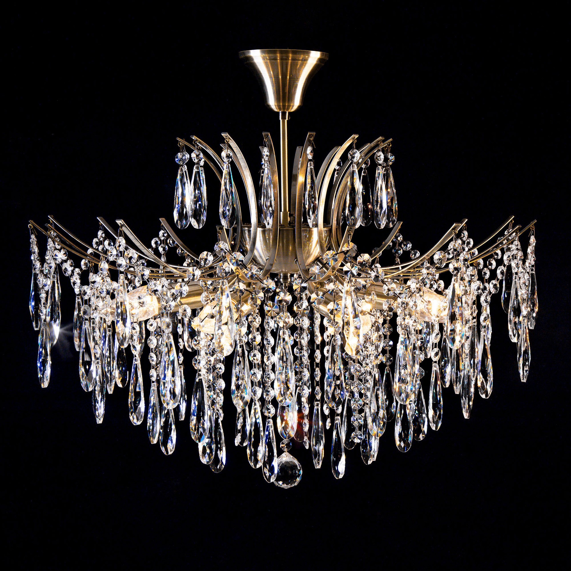 Потолочная хрустальная люстра Citilux Селена CL302183