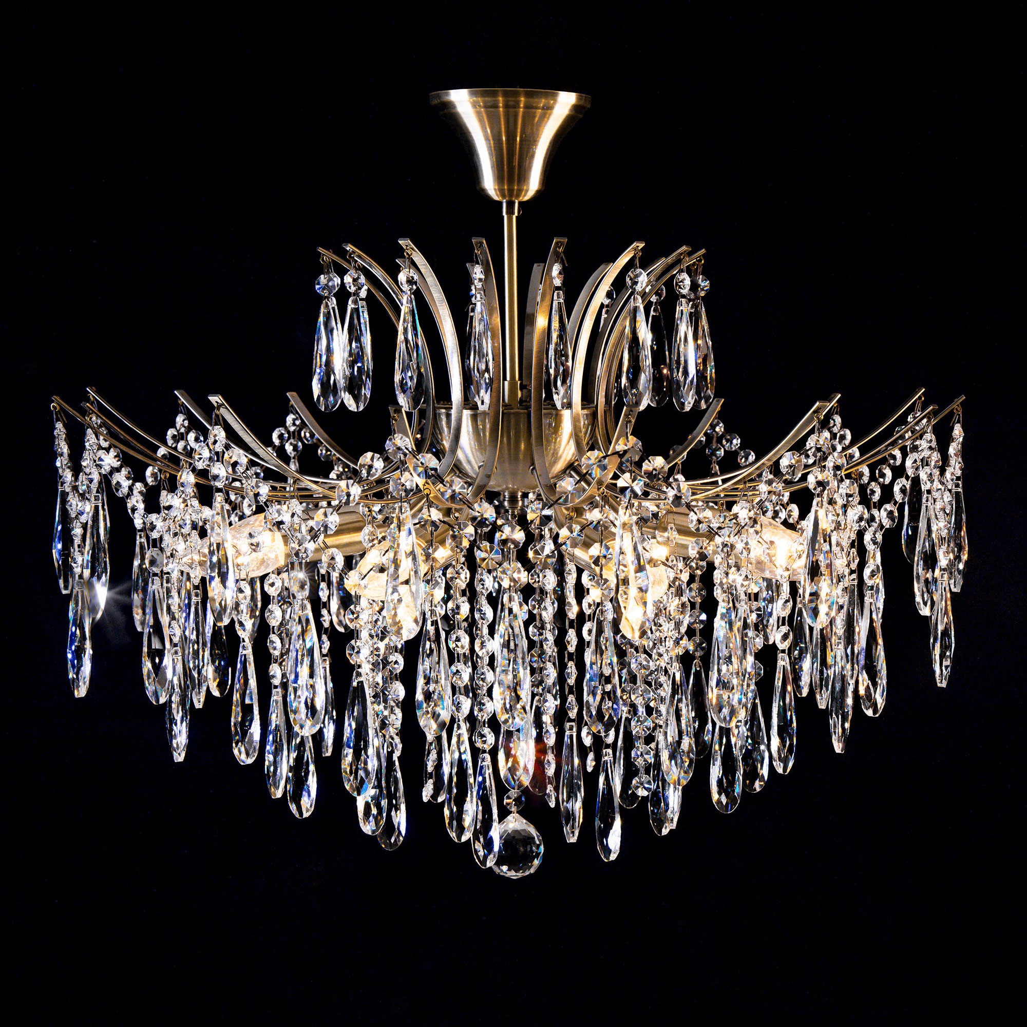 Потолочная хрустальная люстра Citilux Селена CL302183