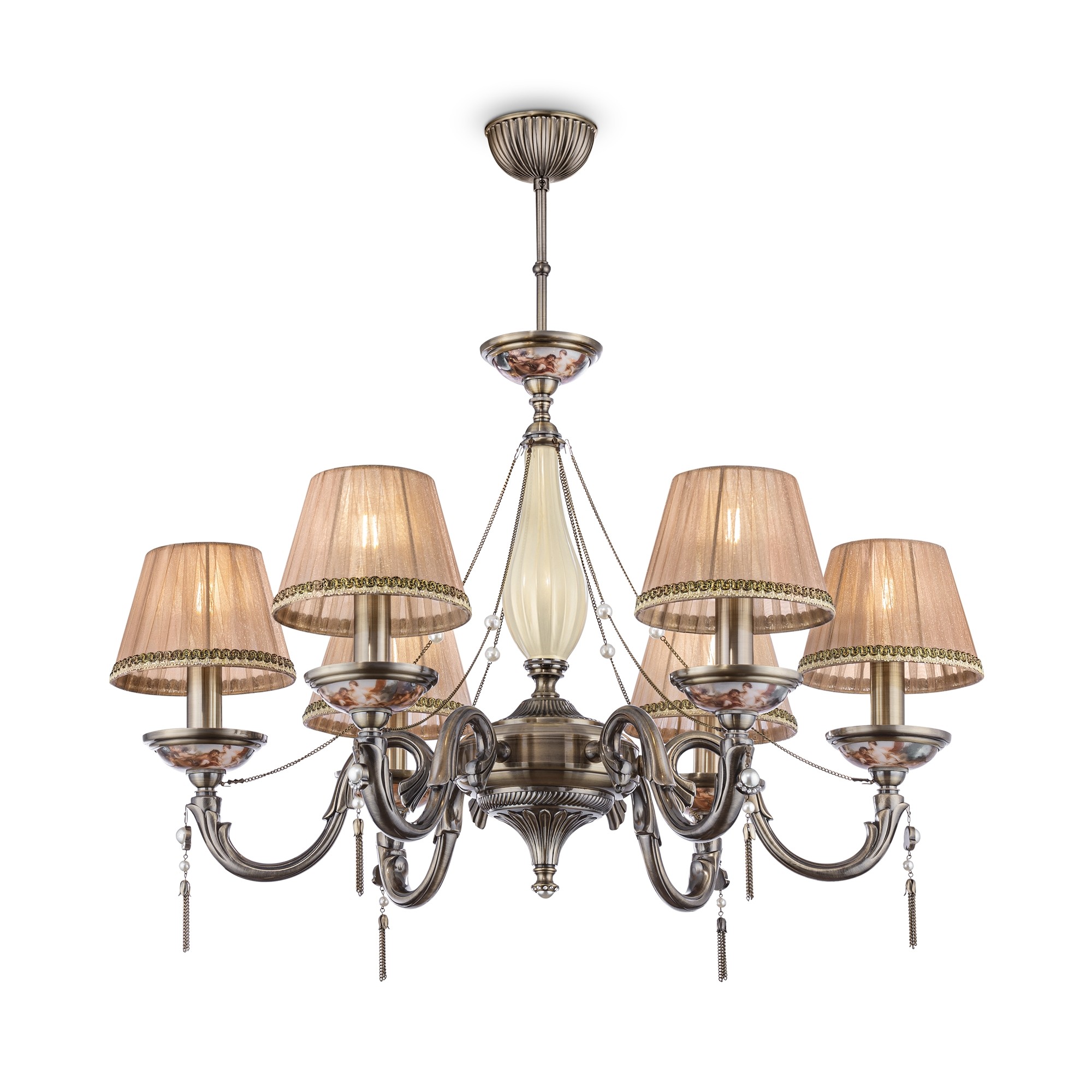 Потолочная люстра Maytoni Demitas RC024-PL-06-R