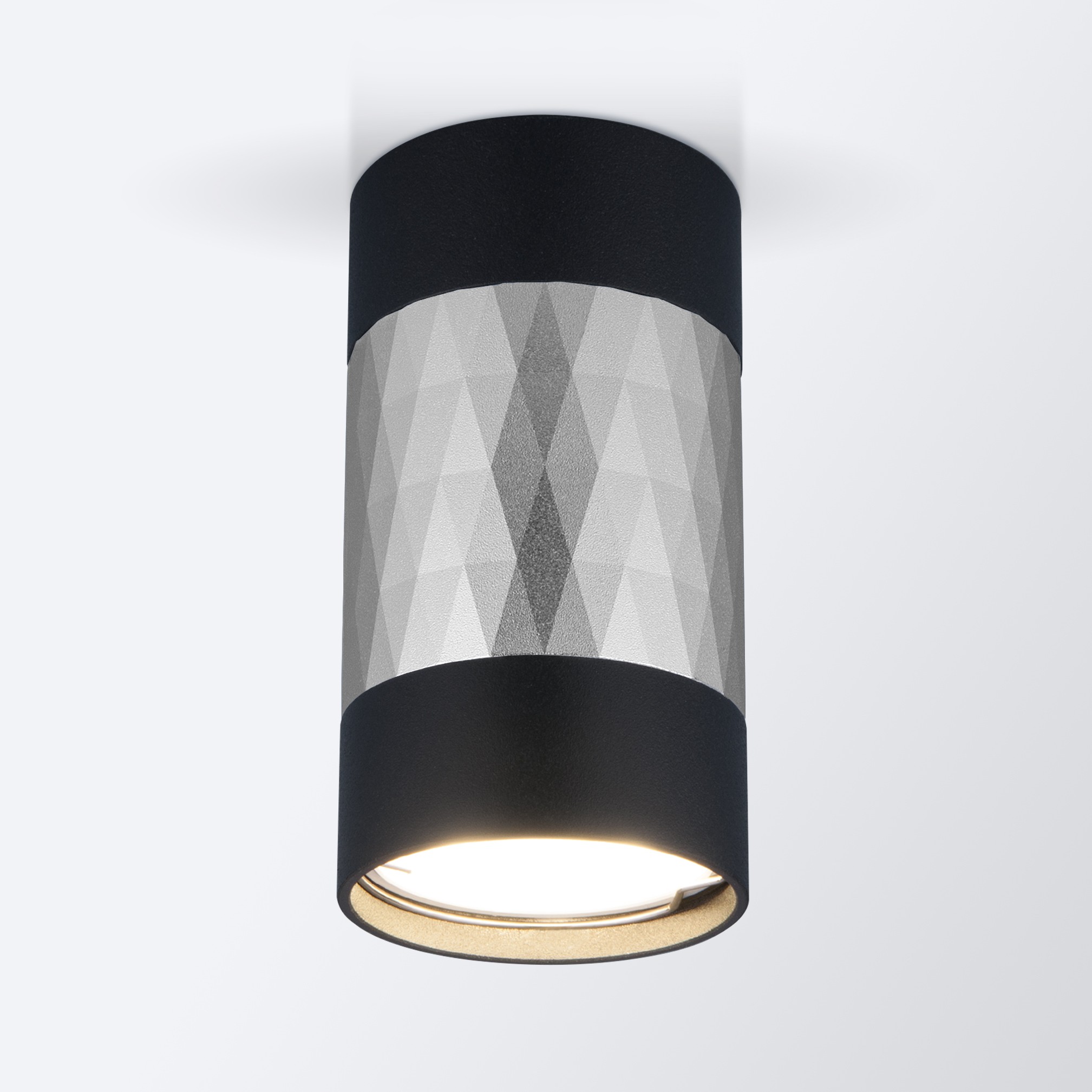 Накладной светильник Elektrostandard Mizar DLN110 GU10 черный/серебро