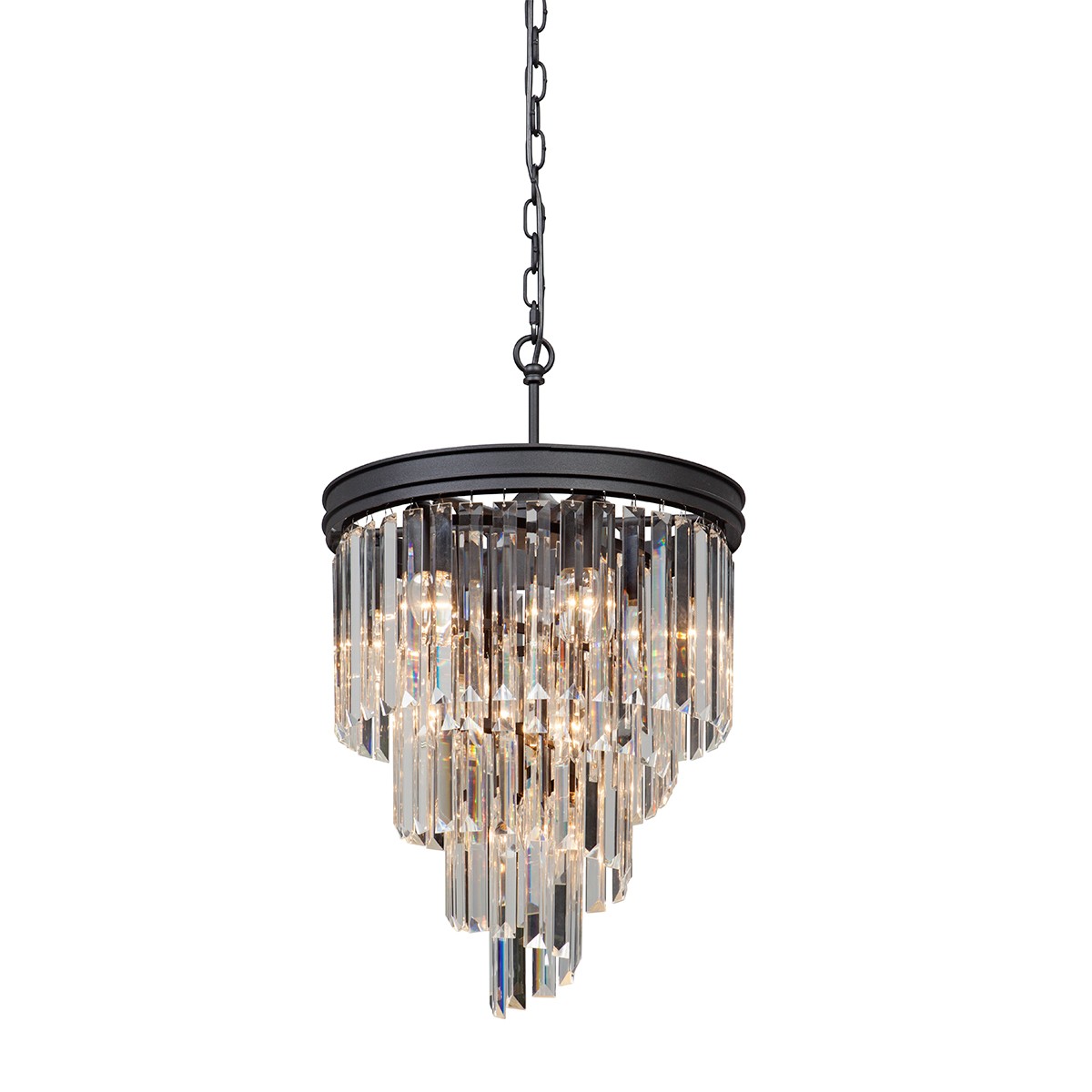 Подвесная хрустальная люстра V5291 Vitaluce V5291-1/6+3+1