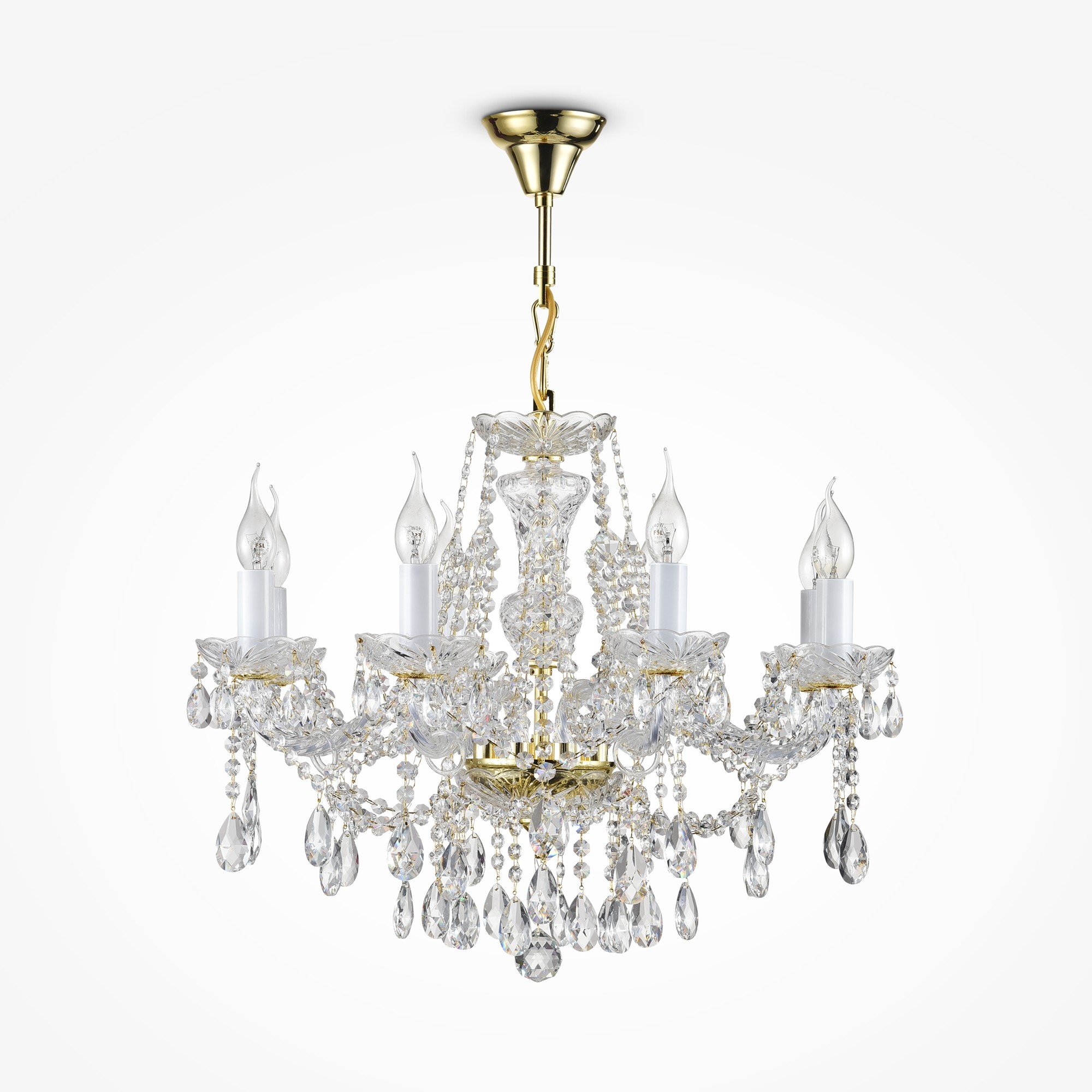 Подвесная хрустальная люстра Beatrix Maytoni DIA019-08-G