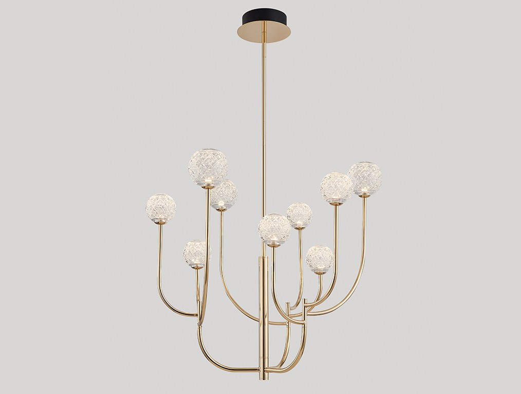 Люстра на штанге Newport 3800 3809/C gold