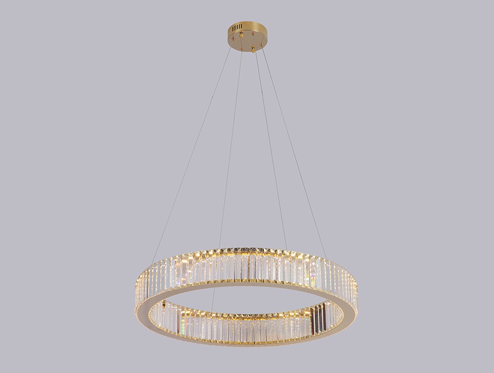 Подвесная хрустальная люстра 8440 Newport 8443/S gold