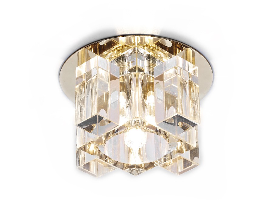 Встраиваемый светильник Ambrella Glass D1037 CL/CL/G