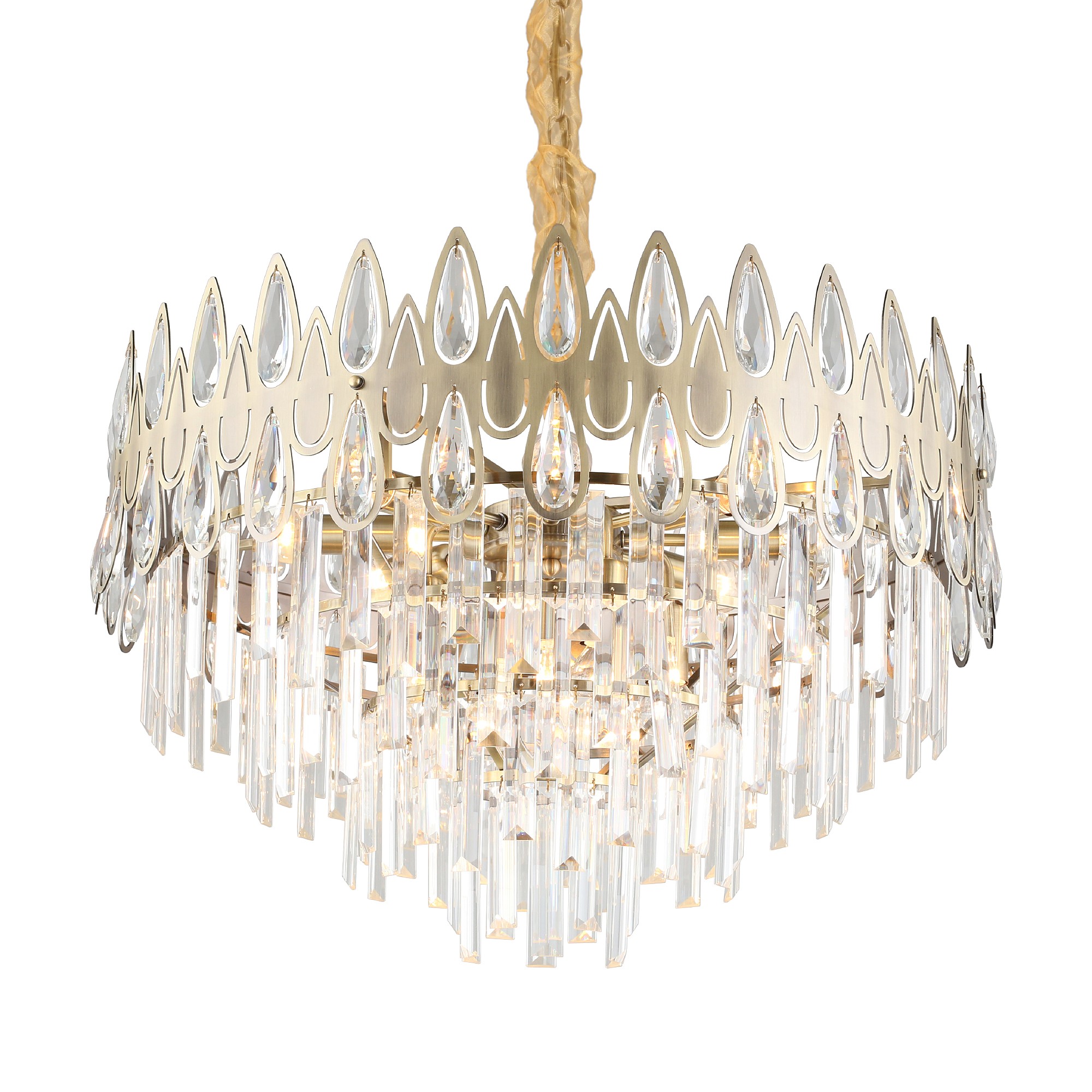 Подвесная хрустальная люстра Riposto Omnilux OML-71713-12