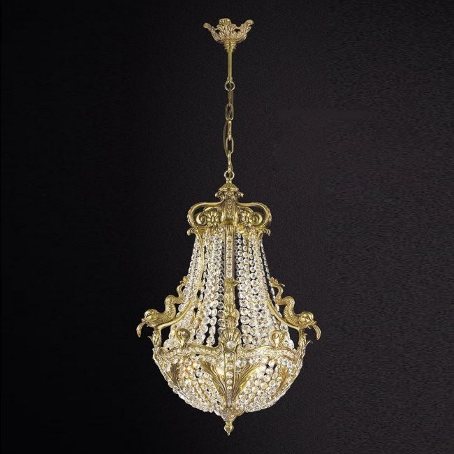 Подвесная хрустальная люстра Эшли Lumien Hall 00120.01.01.04