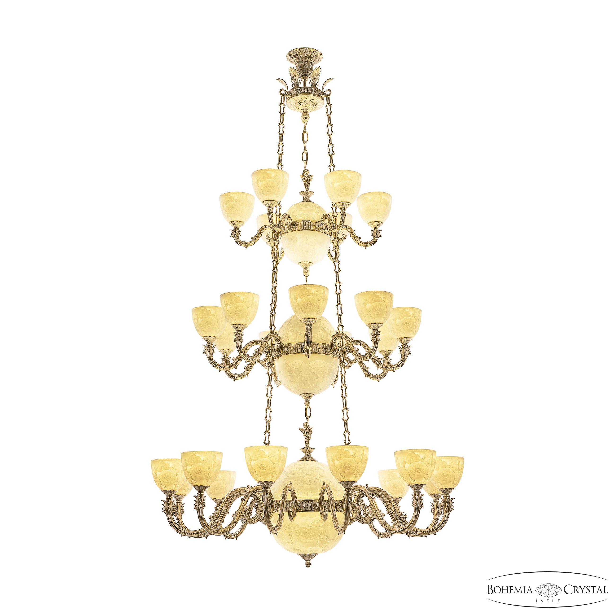 Подвесная люстра Bohemia 7101 71001P/12+9+6/360/3d GW P1 U Rose Y8 FA10S