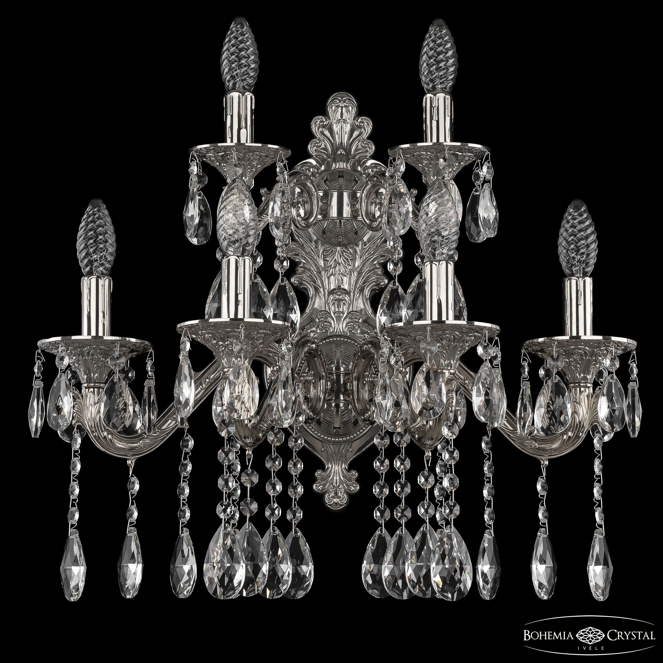 Настенное бра Bohemia 7102 7102B16/4+2/210 A Ni