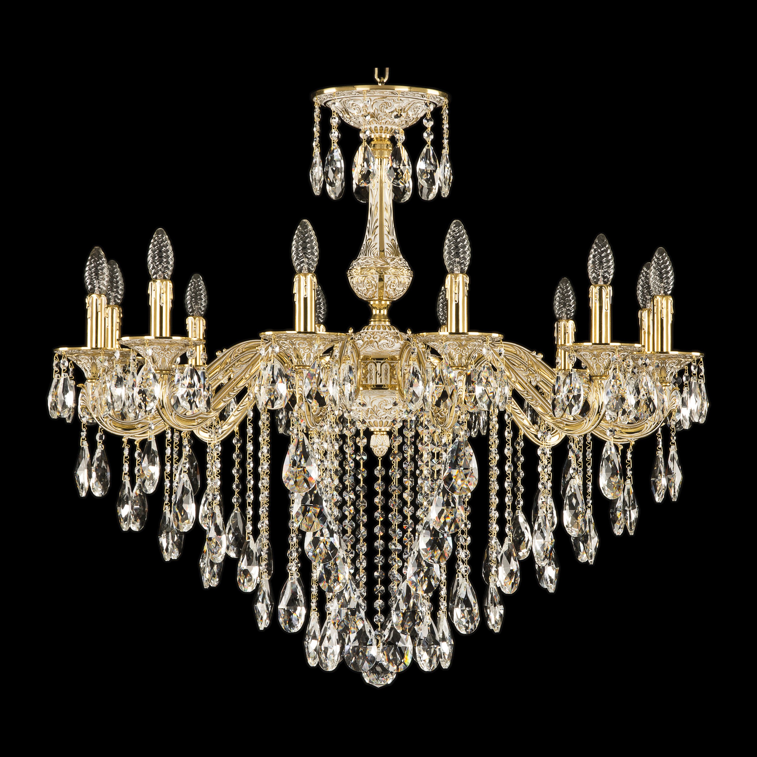 Подвесная хрустальная люстра 7102 Bohemia 71102/12/300 B GW