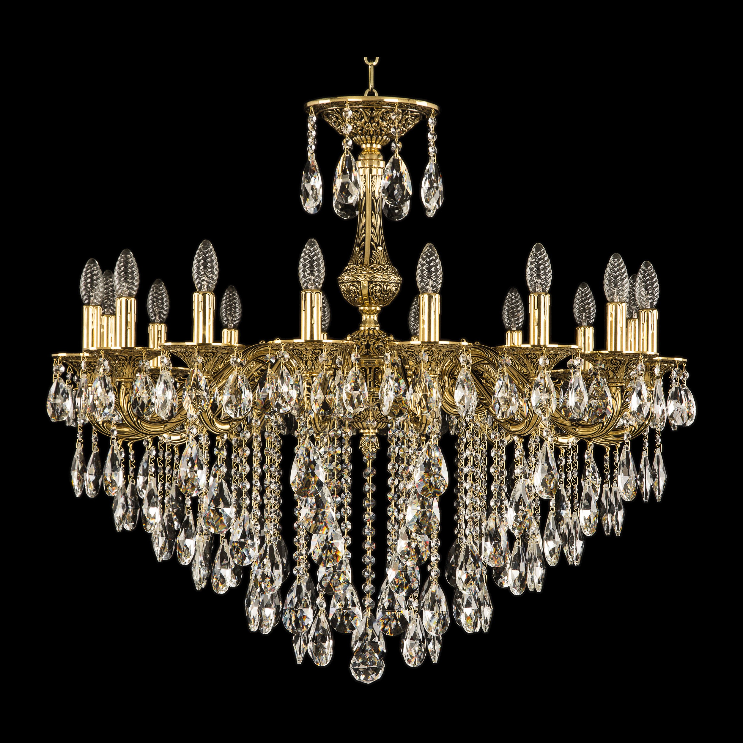 Подвесная хрустальная люстра 7102 Bohemia 71102/16/300 B GB