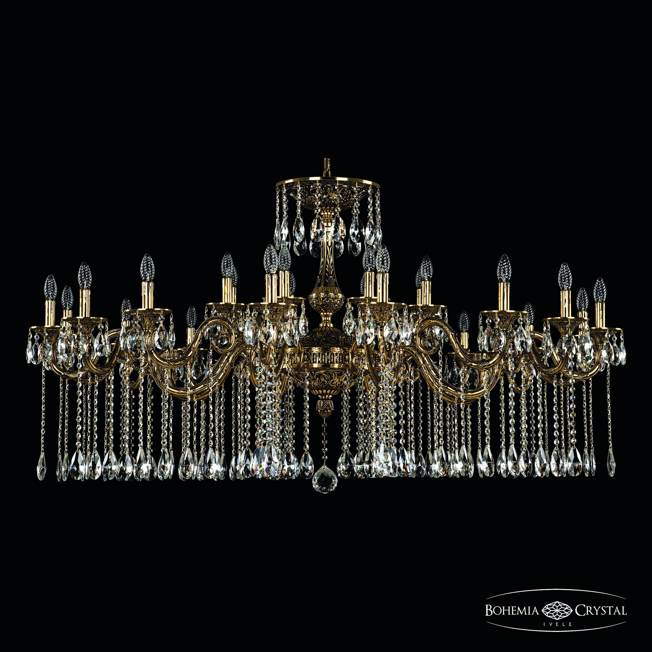 Подвесная хрустальная люстра 7105 Bohemia 71105/24/590 A GB
