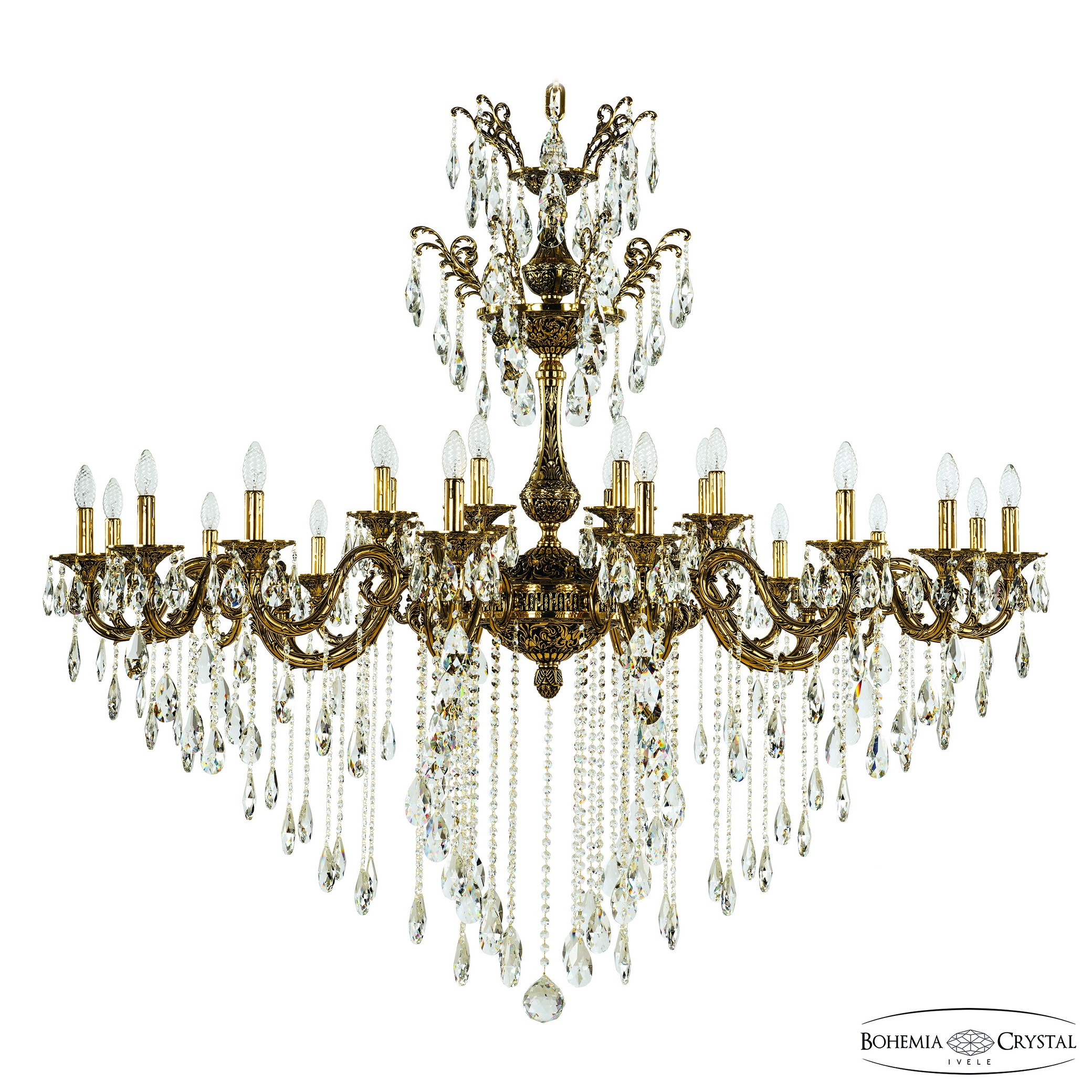 Подвесная хрустальная люстра 7105 Bohemia 71105/24/590/XL B GB