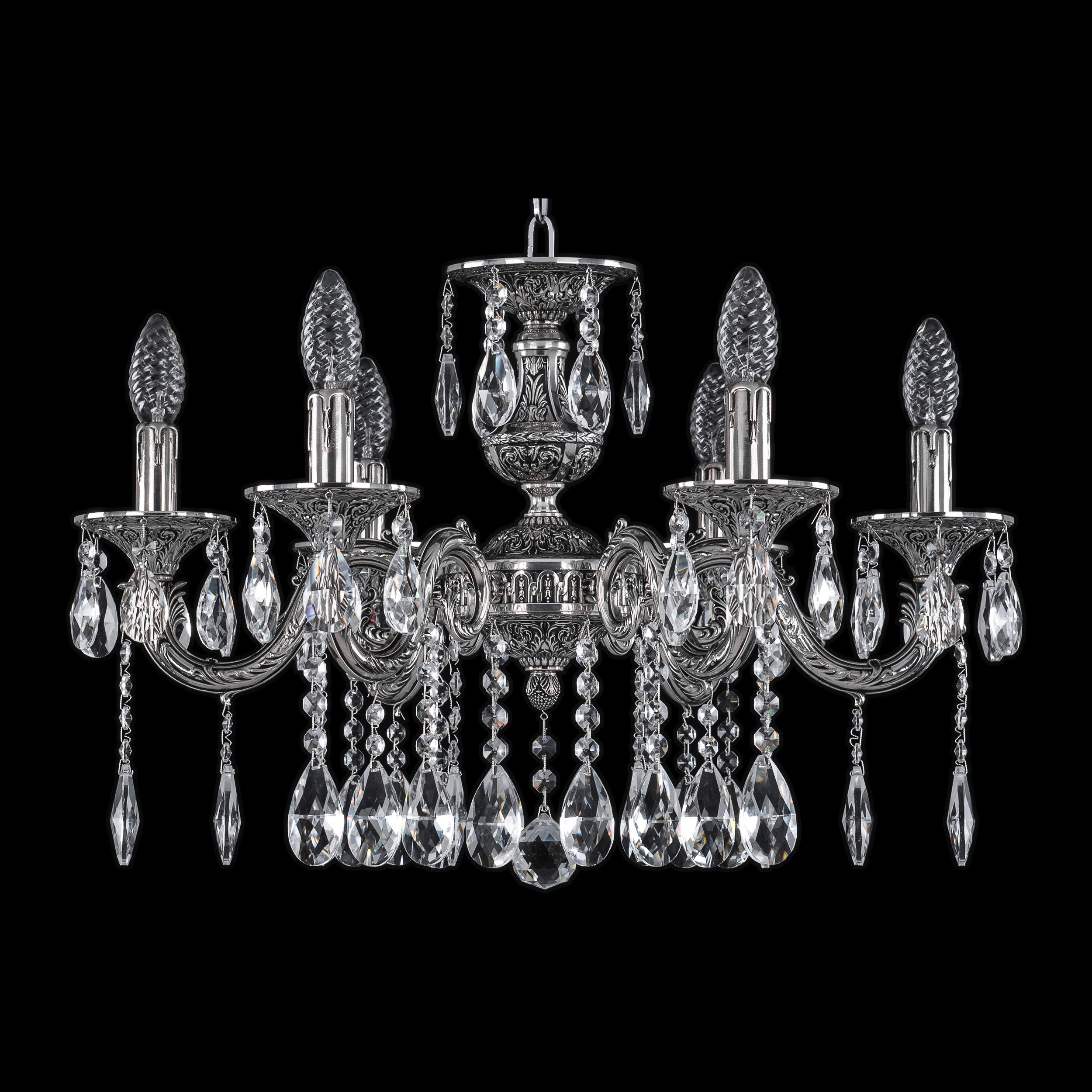 Подвесная хрустальная люстра 7101 Bohemia 71201/6/175 A NB