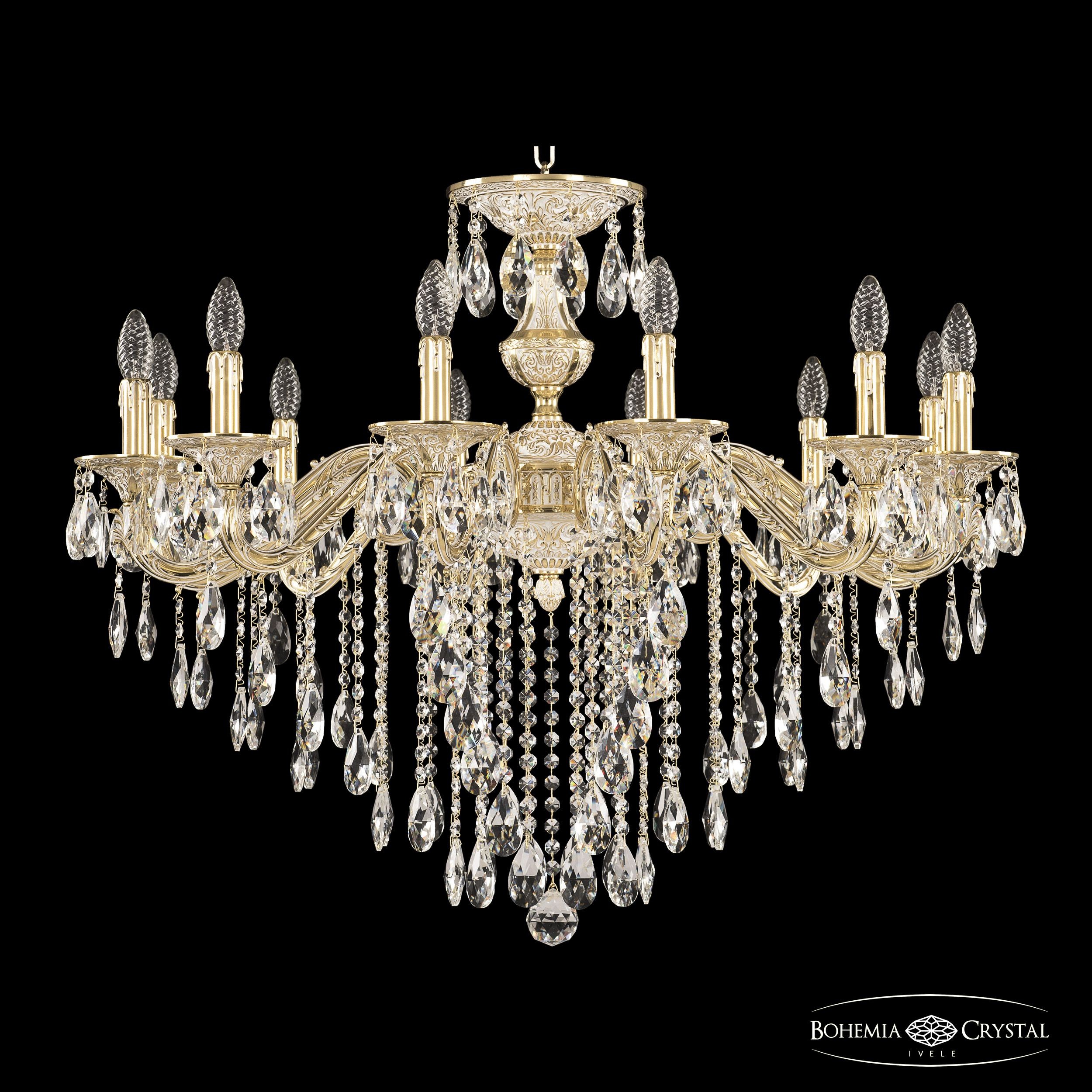 Подвесная хрустальная люстра 7102 Bohemia 71202/12/300 B GW