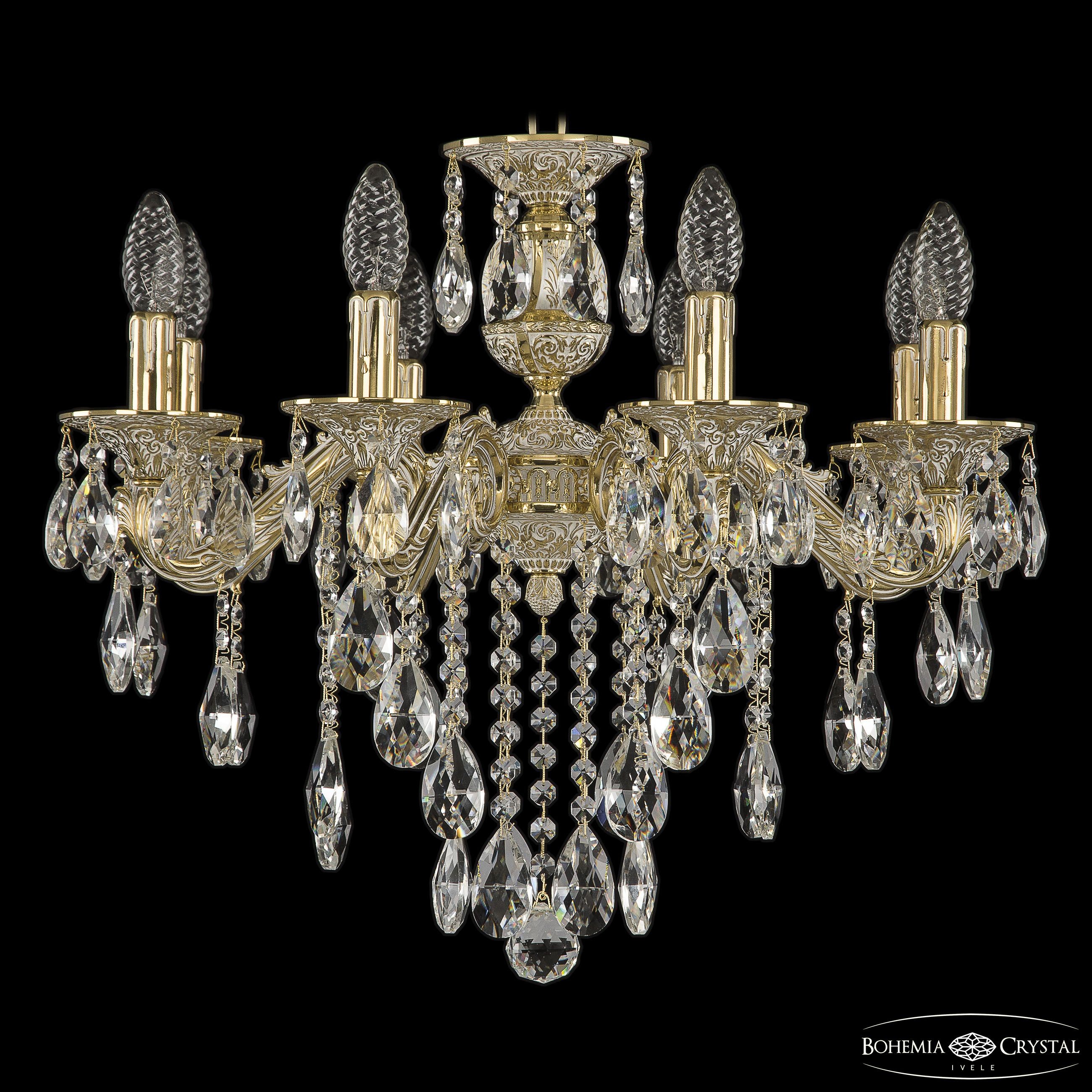 Подвесная хрустальная люстра 7102 Bohemia 71202/8/175 B GW