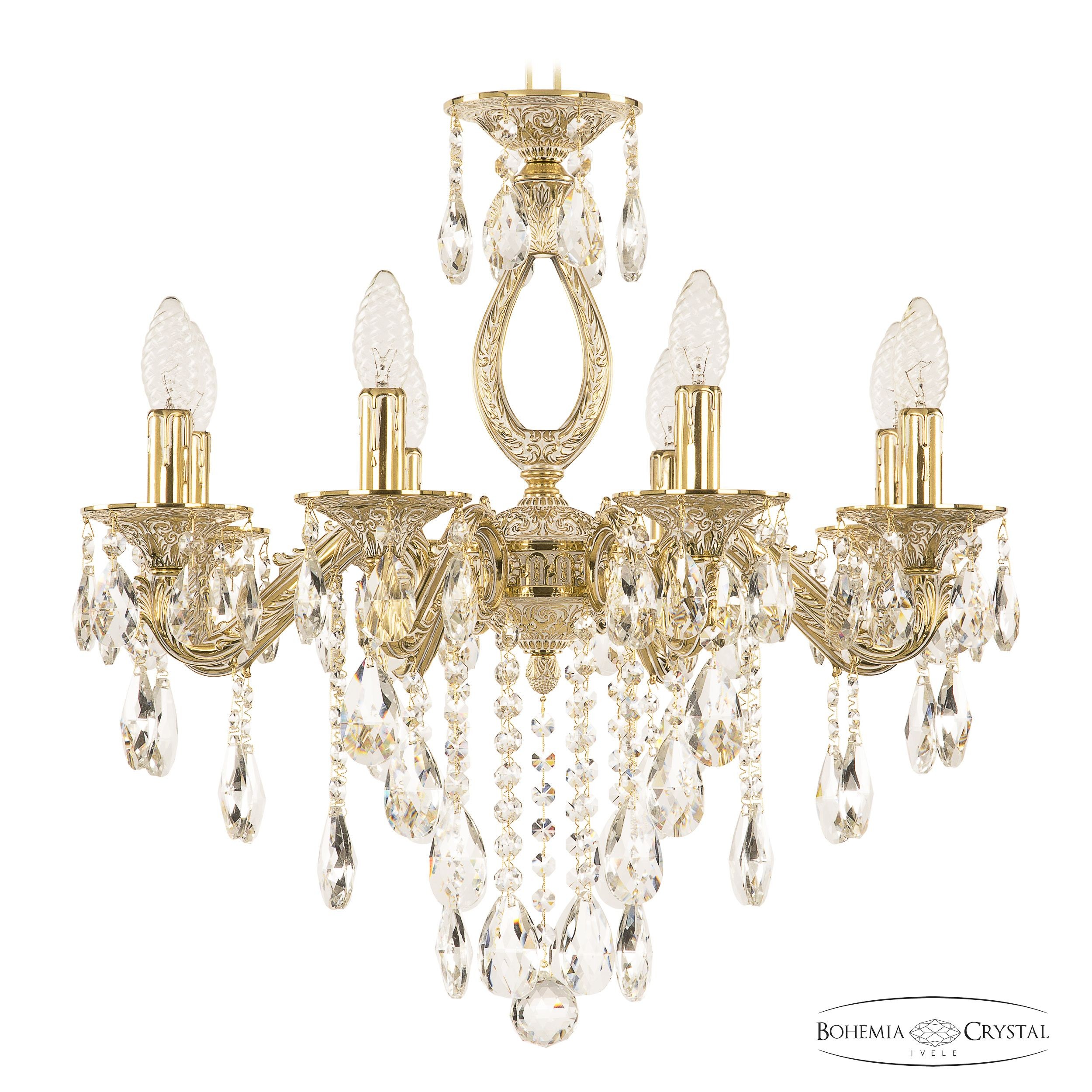 Подвесная хрустальная люстра 7102 Bohemia 71302/8/175 B GW