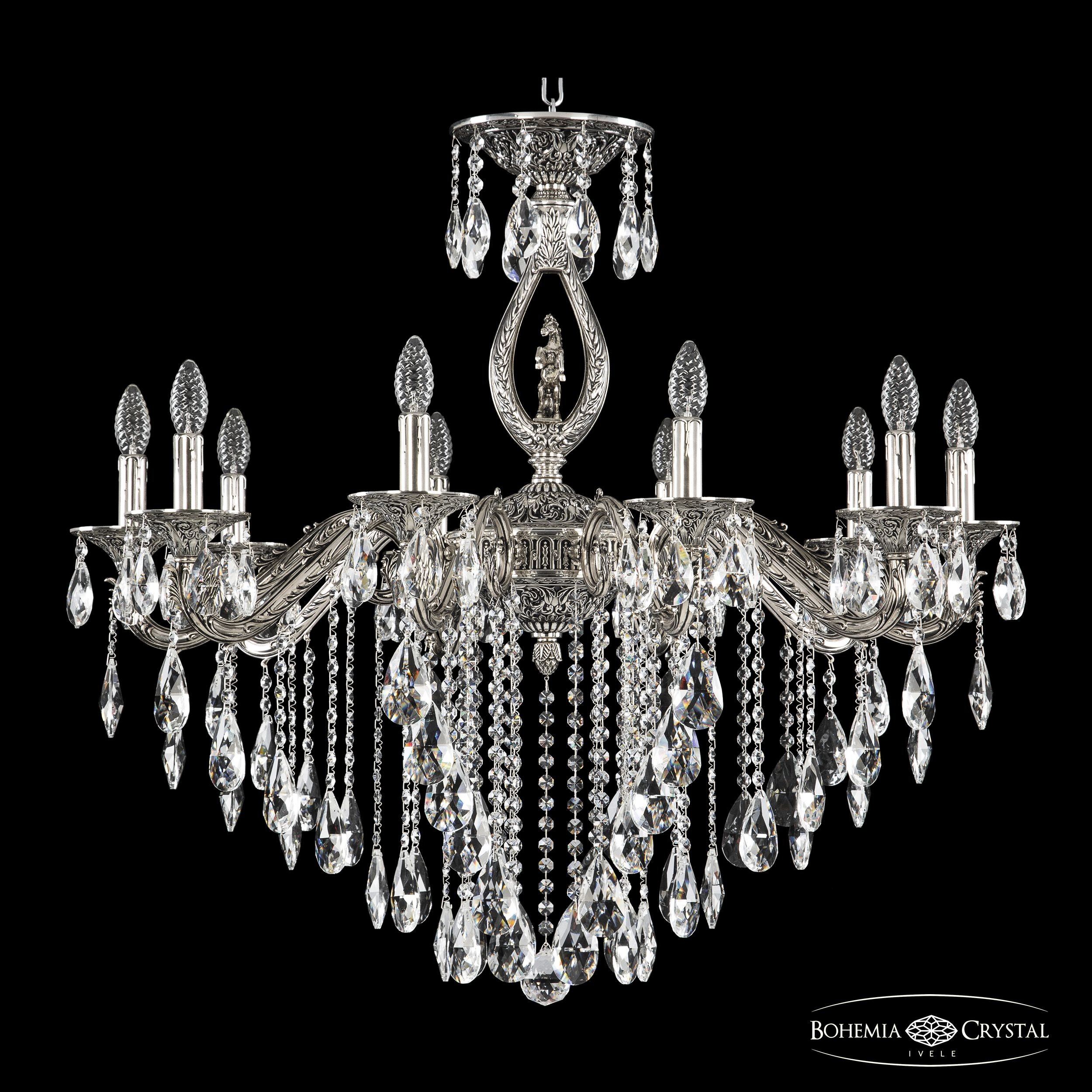 Подвесная хрустальная люстра 7102 Bohemia 71402/10/300 B NB FH1M