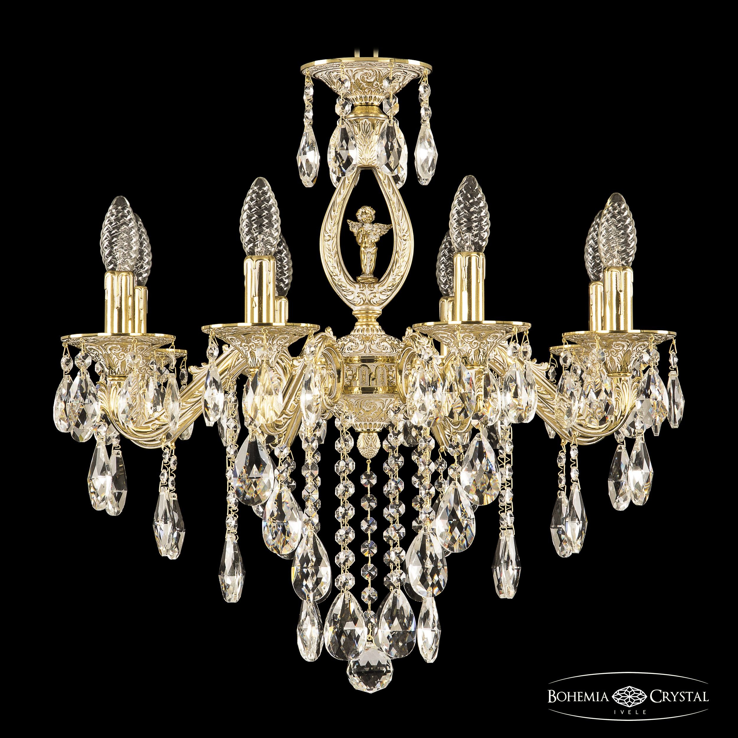 Подвесная хрустальная люстра 7102 Bohemia 71402/8/175 B GW FA10S