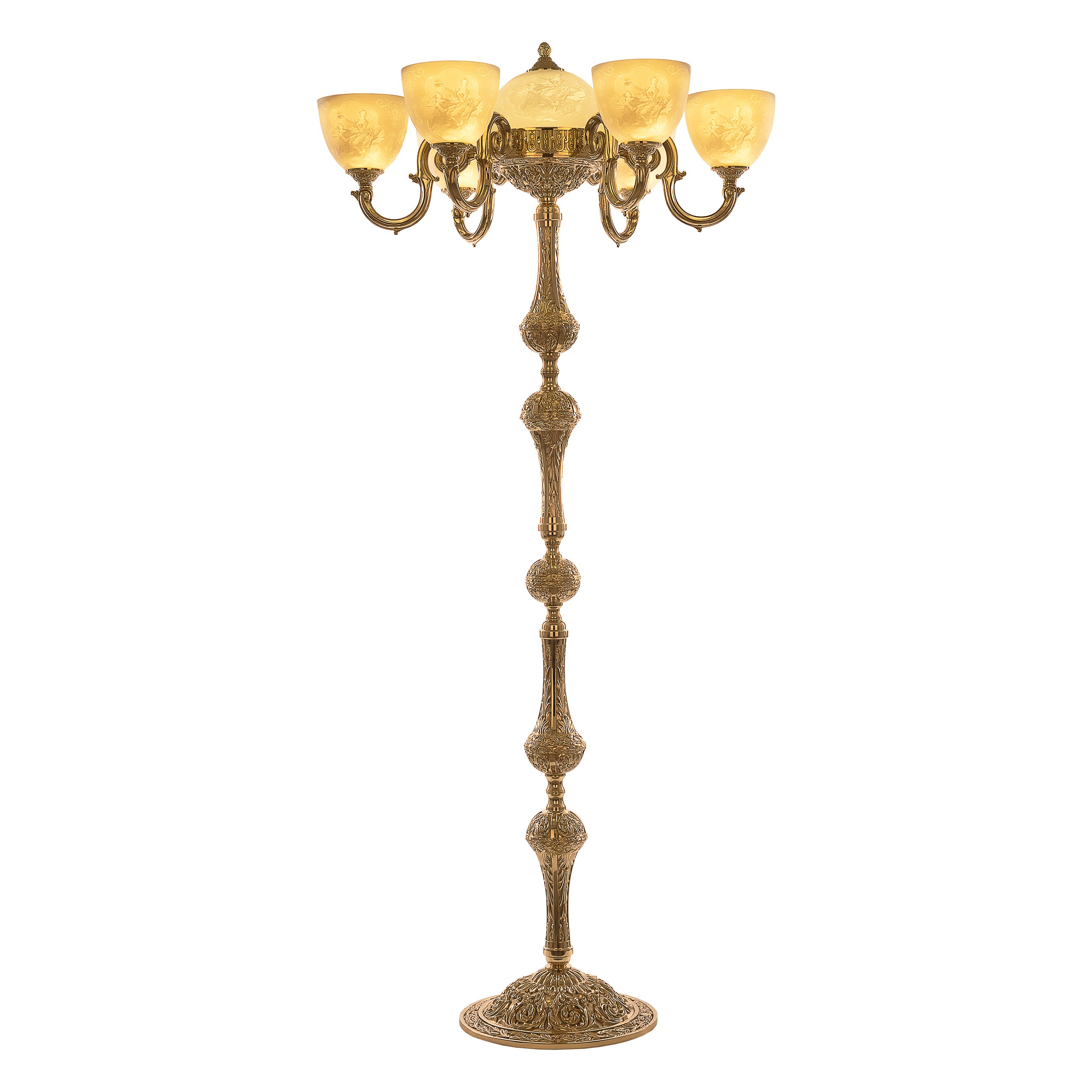 Торшер Bohemia 7203 72003TP/6/175 G P1 U Pair