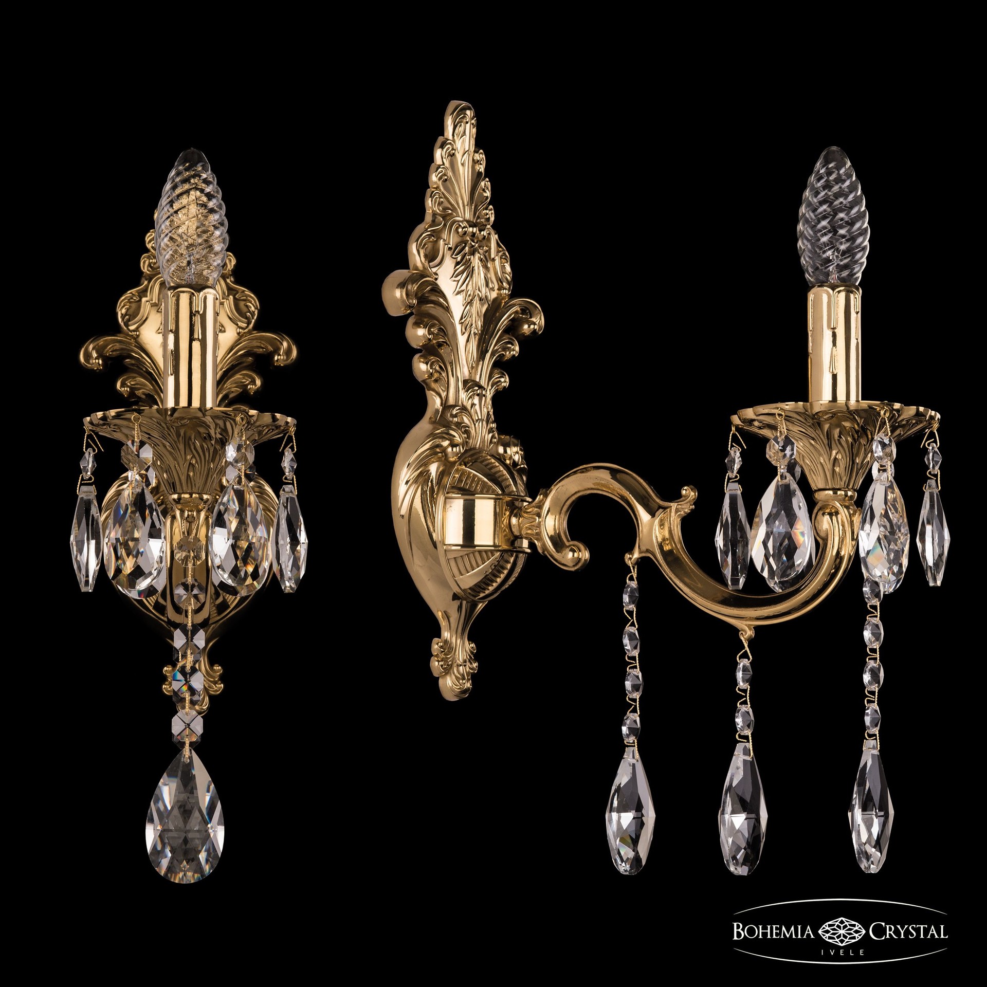 Настенное бра Bohemia 7201 7201B14/1/175 A G