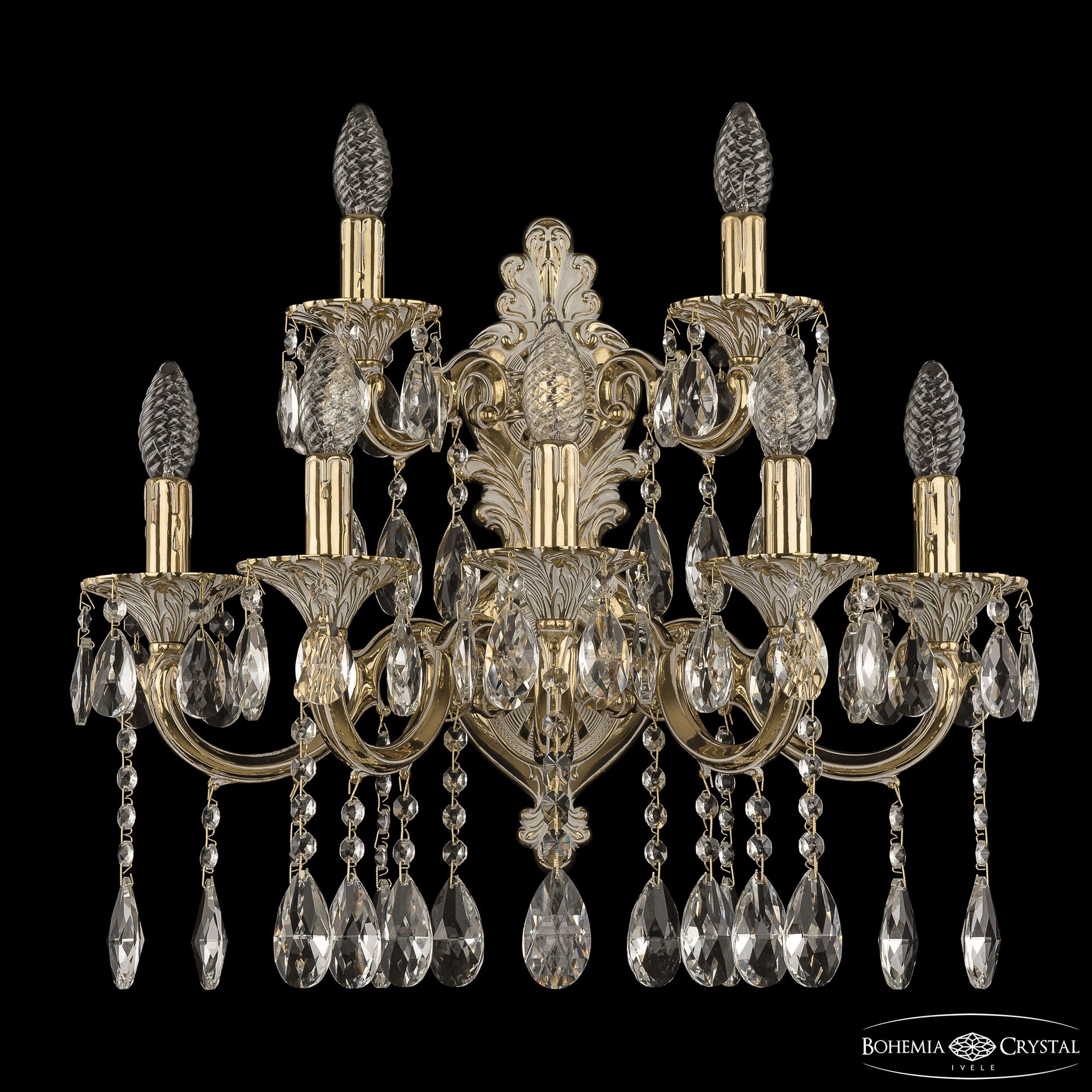 Настенное бра Bohemia 7201 7201B16/5+2/210 A GW