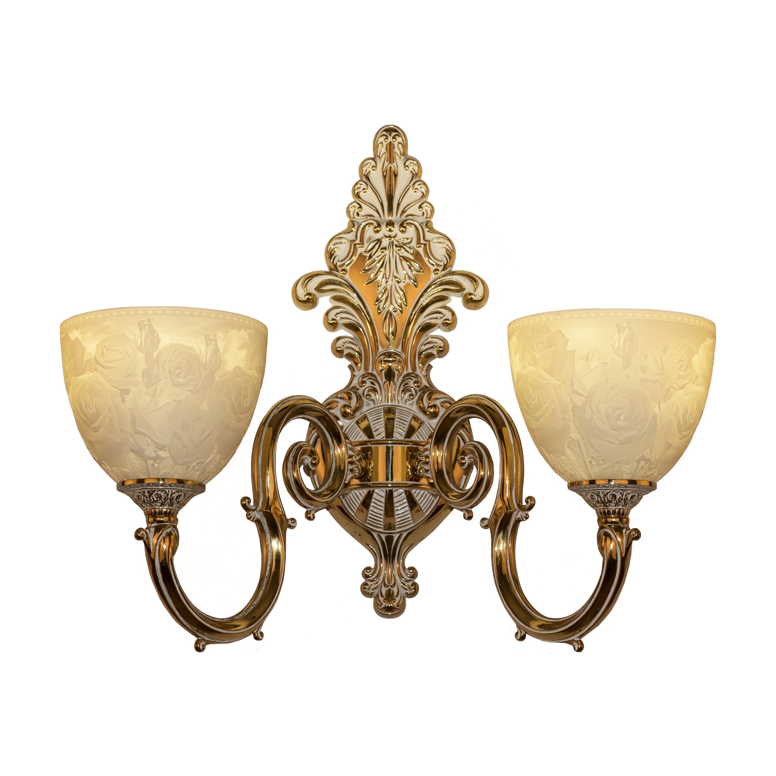 Настенное бра Bohemia 7203 7203B15/2/210 GW P1 U Rose