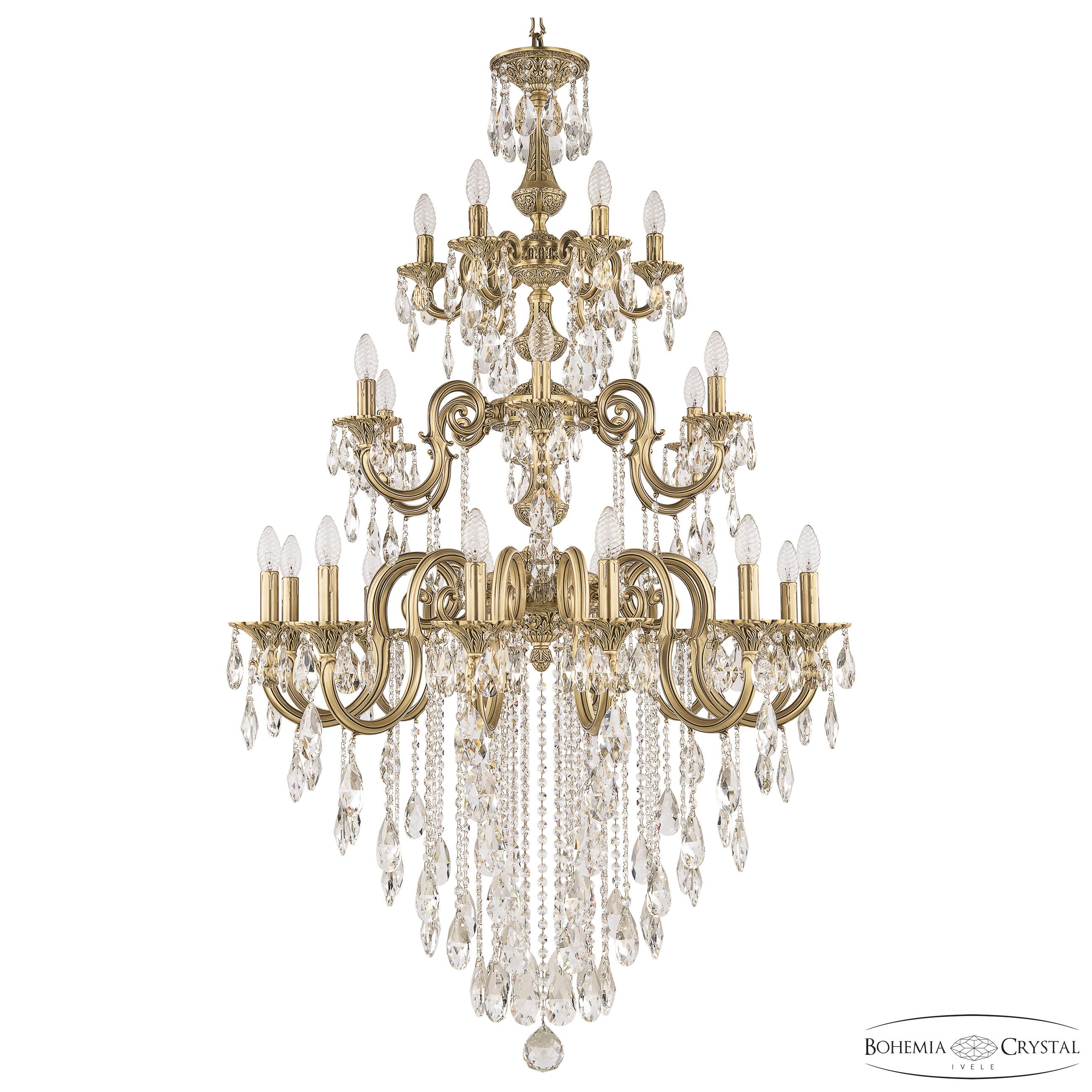 Подвесная хрустальная люстра 7203 Bohemia 72103/12+6+6/300/3d B FP