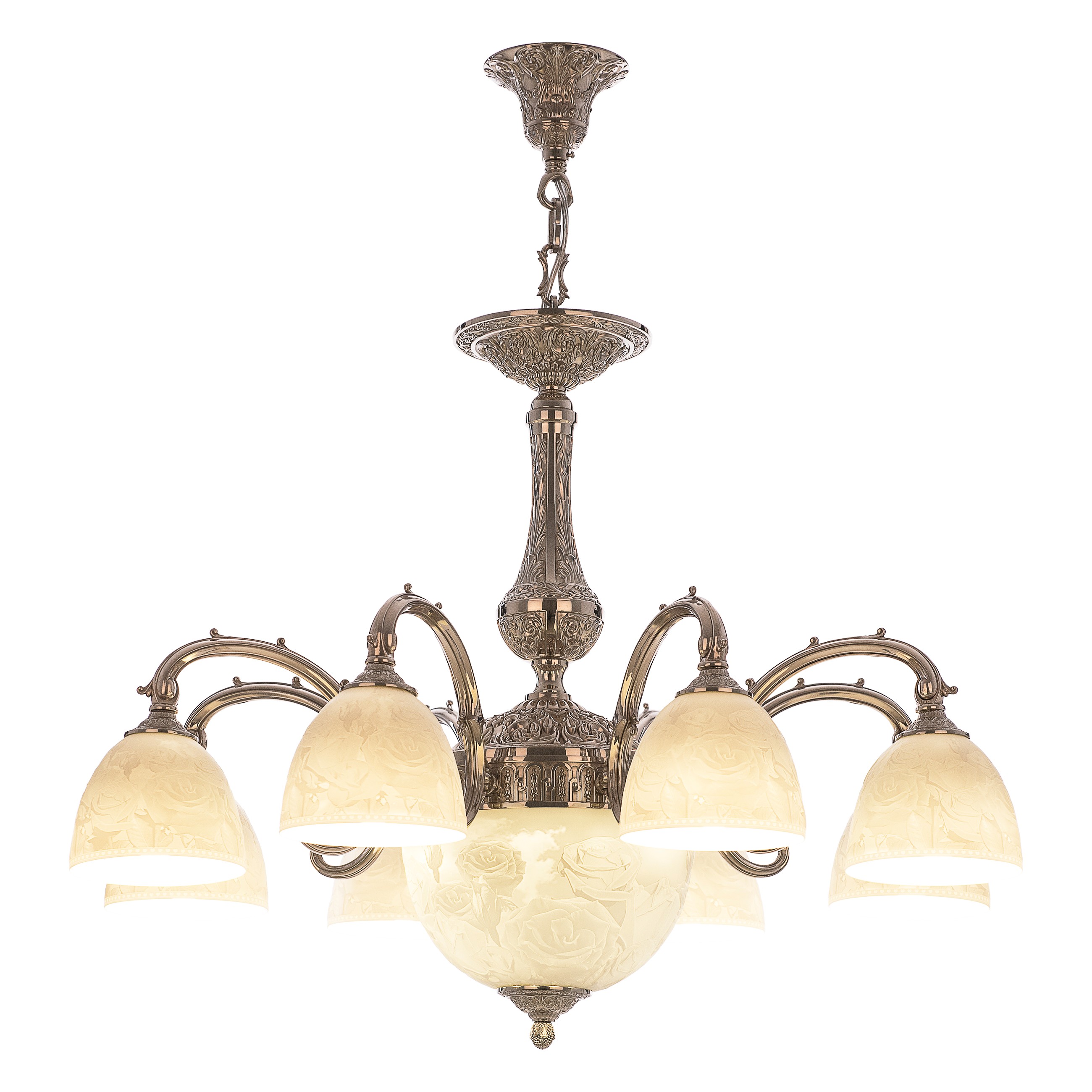 Подвесная люстра Bohemia 7209 72109P/8/210 Ni P1 D Rose