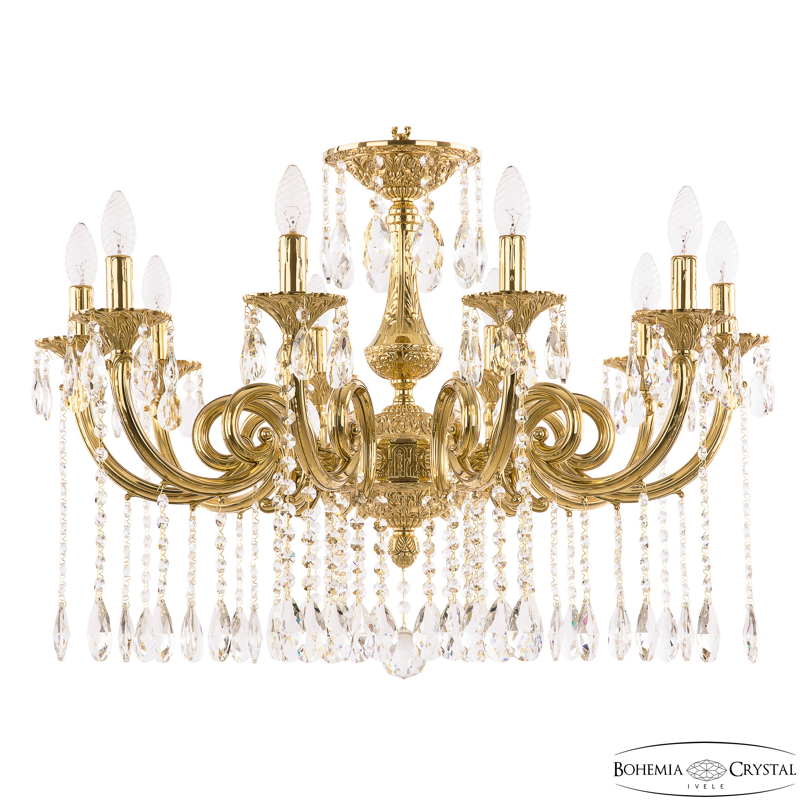 Подвесная хрустальная люстра 7217 Bohemia 72117/10/250 A G