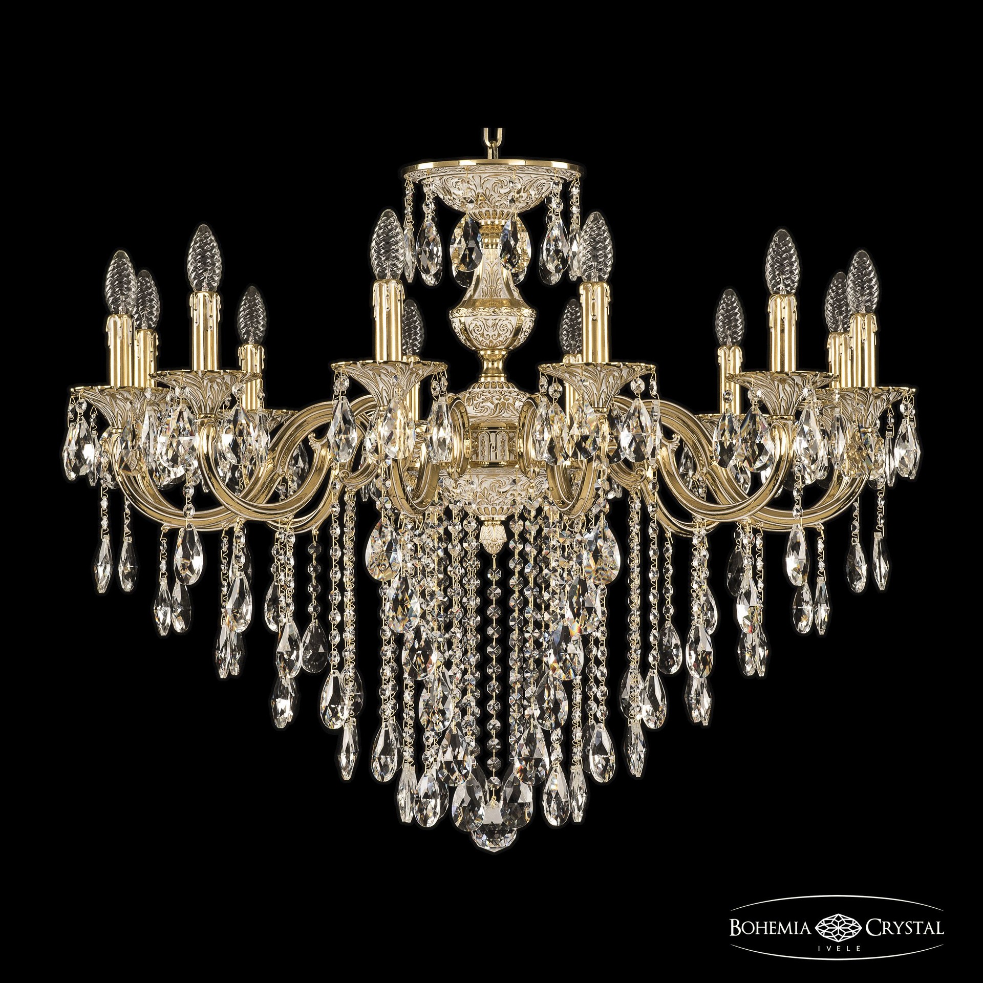 Подвесная хрустальная люстра 7201 Bohemia 72201/12/300 B GW