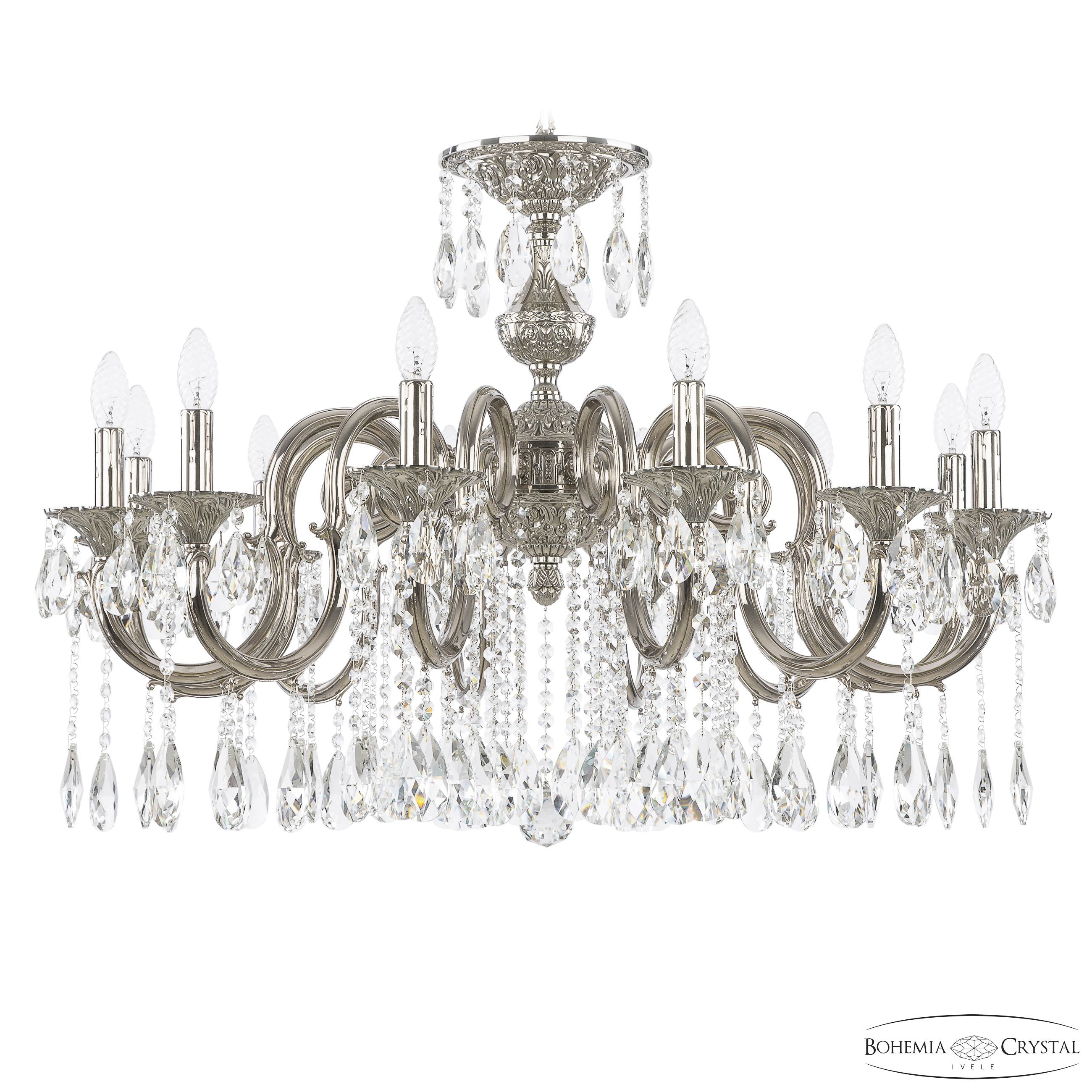 Подвесная хрустальная люстра 7203 Bohemia 72203/12/300 A Ni