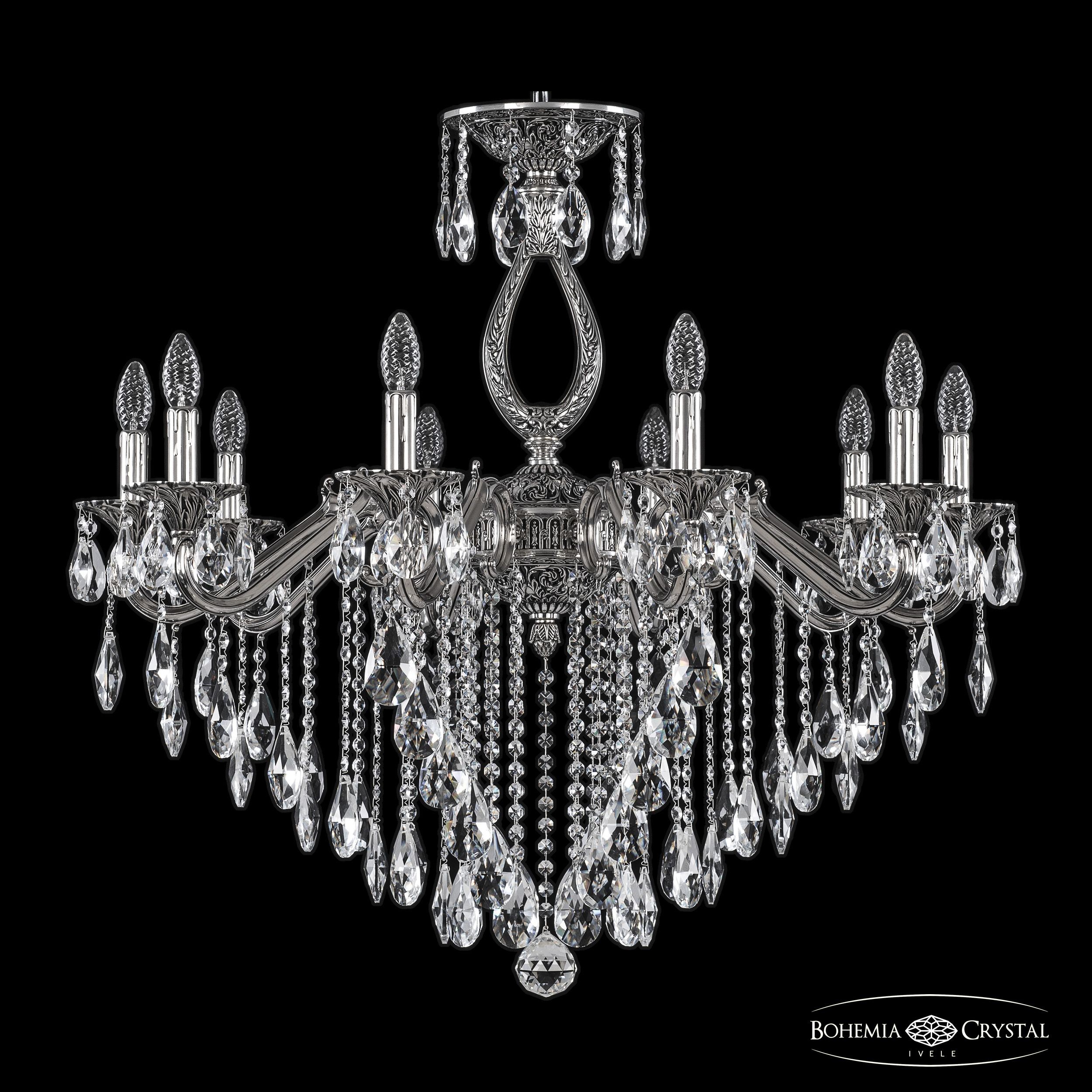 Подвесная хрустальная люстра 7202 Bohemia 72302/10/300 B NB