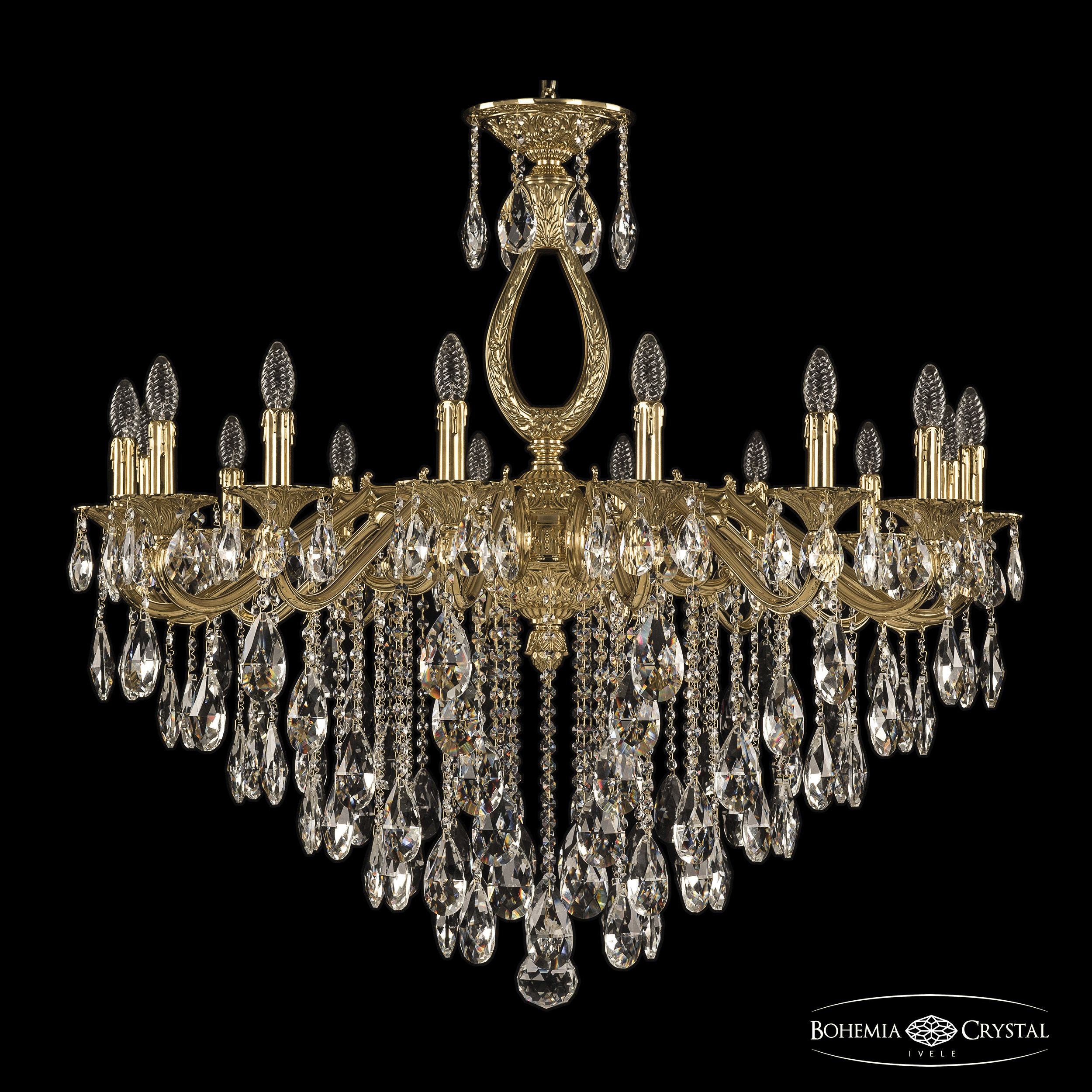Подвесная хрустальная люстра 7202 Bohemia 72302/16/360 B G