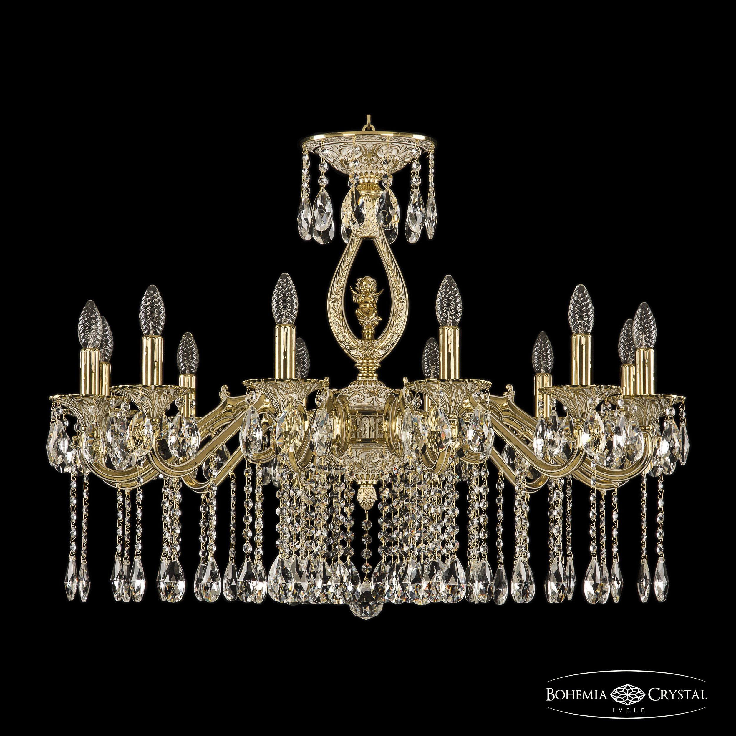 Подвесная хрустальная люстра 7202 Bohemia 72402/12/300 A GW FA3B