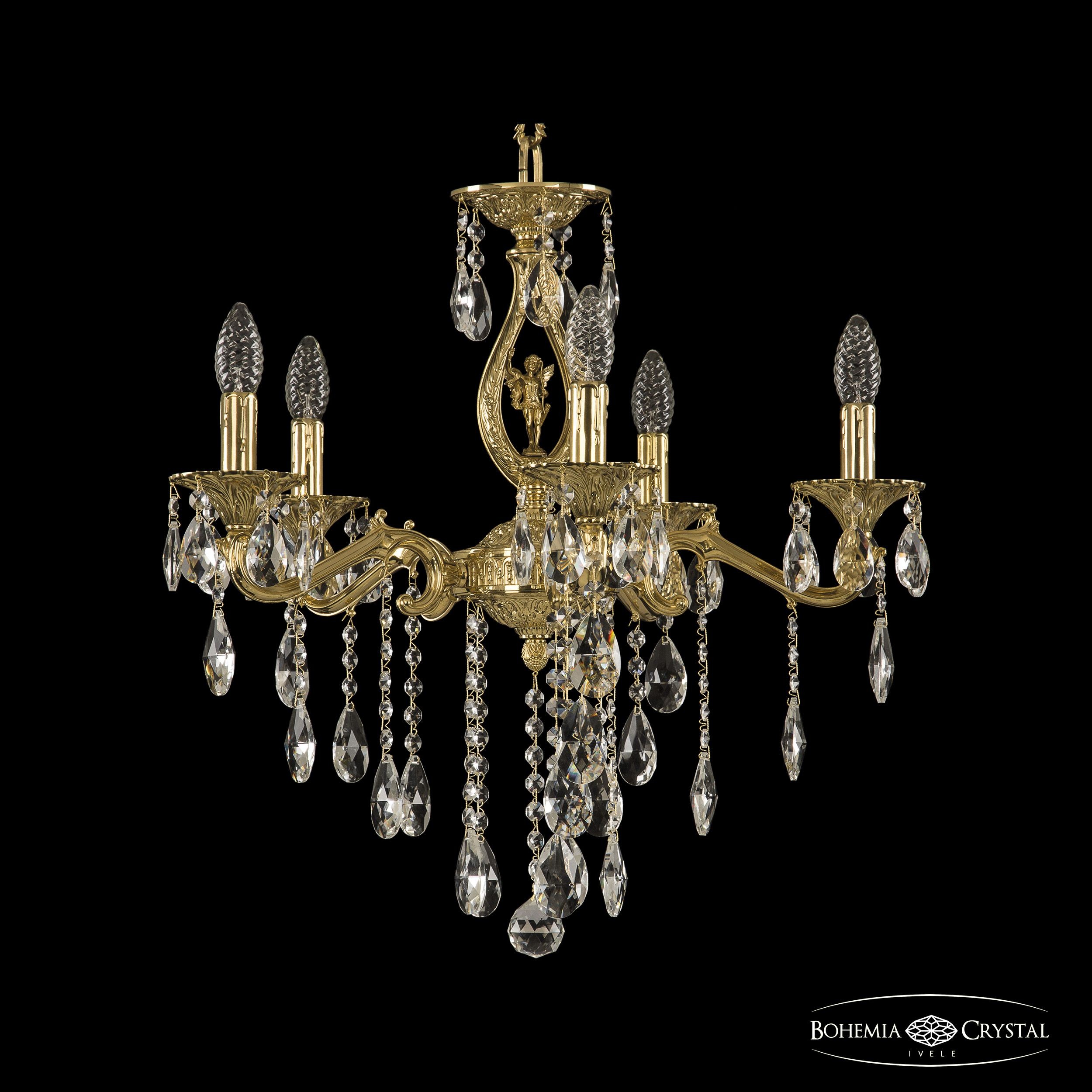 Подвесная хрустальная люстра 7202 Bohemia 72402/5/175 B G FA5S