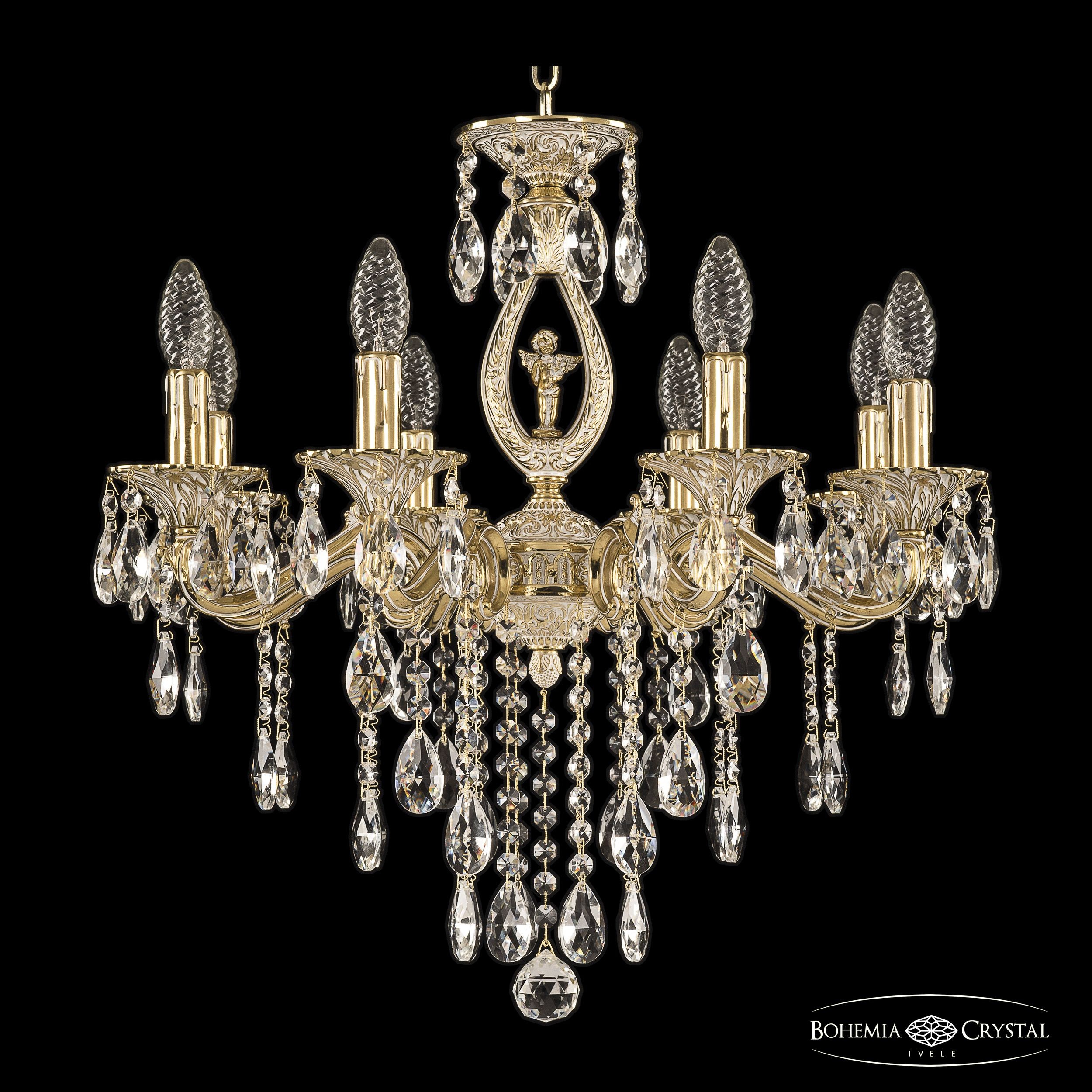 Подвесная хрустальная люстра 7202 Bohemia 72402/8/175 B GW FA10S