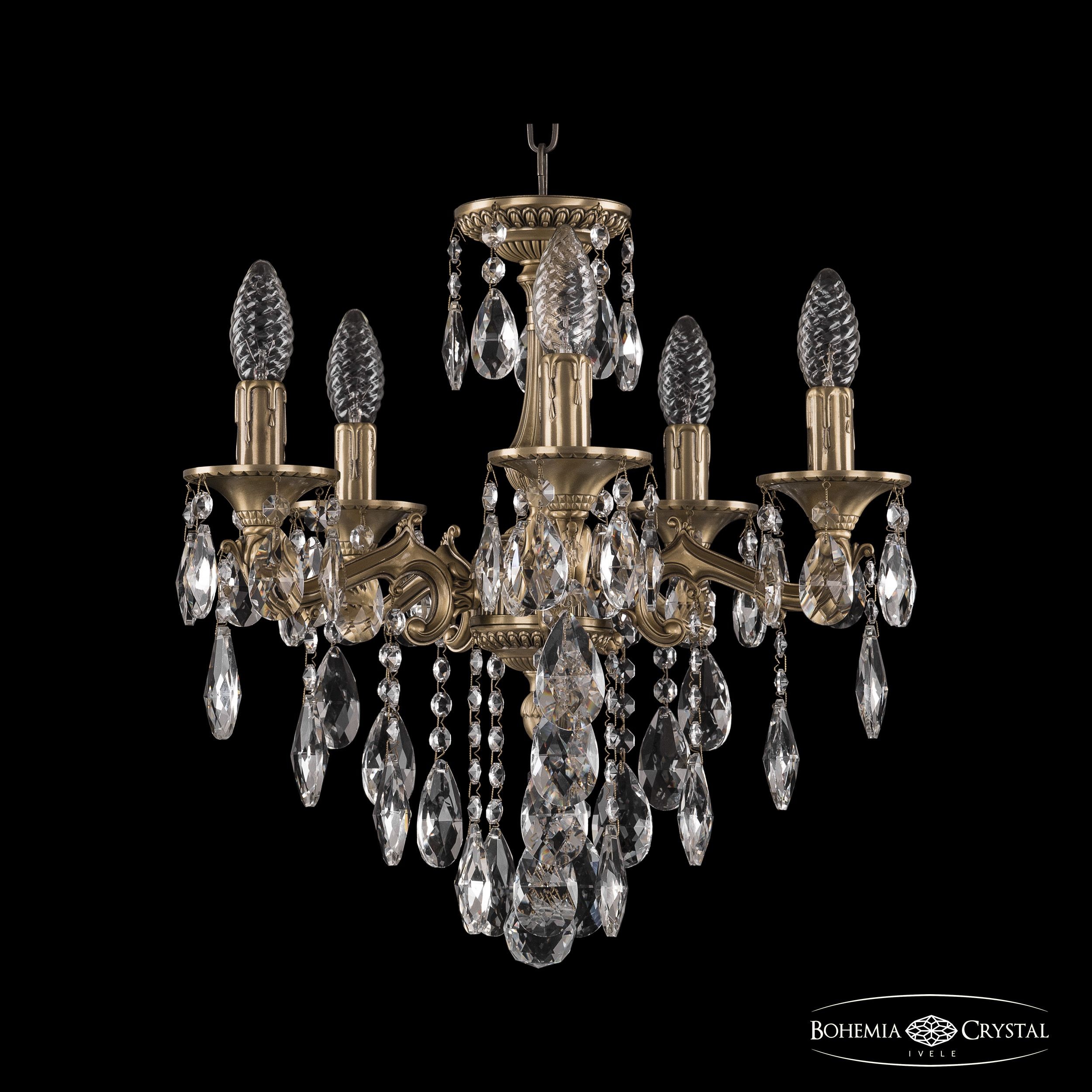 Подвесная хрустальная люстра 7302 Bohemia 73102/5/125 B FP