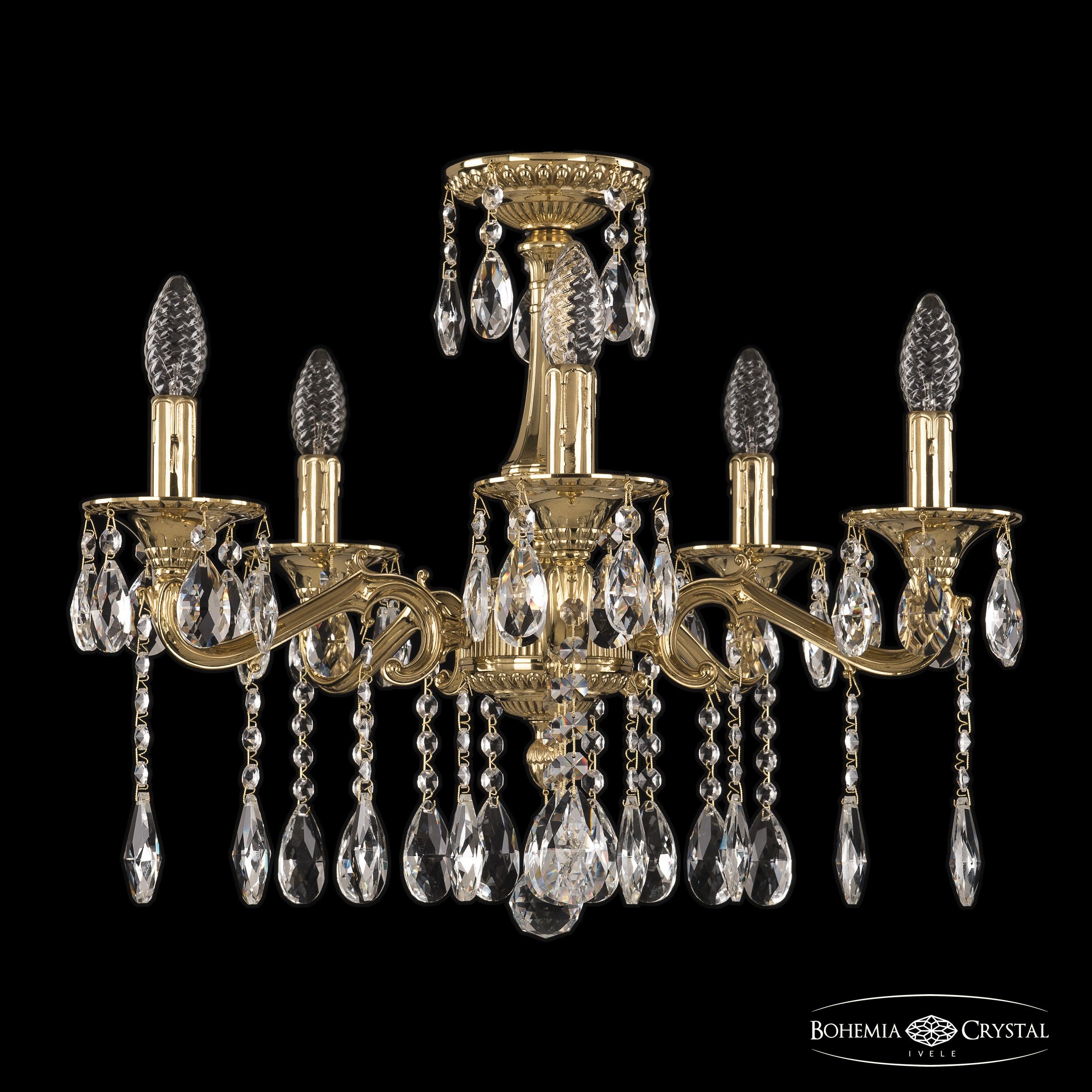 Подвесная хрустальная люстра 7302 Bohemia 73102/5/175 A G