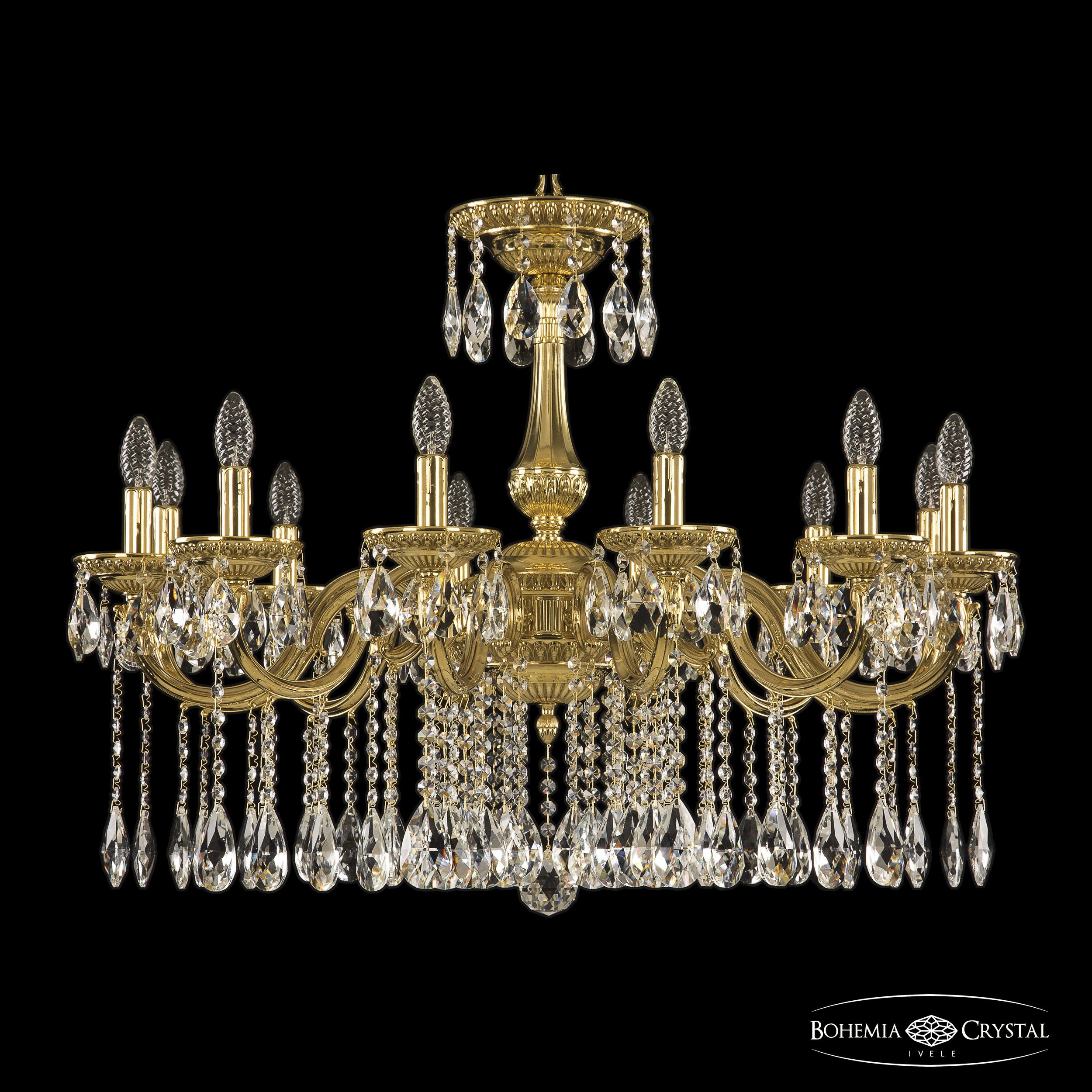Подвесная хрустальная люстра 7501 Bohemia 75101/12/300 A G