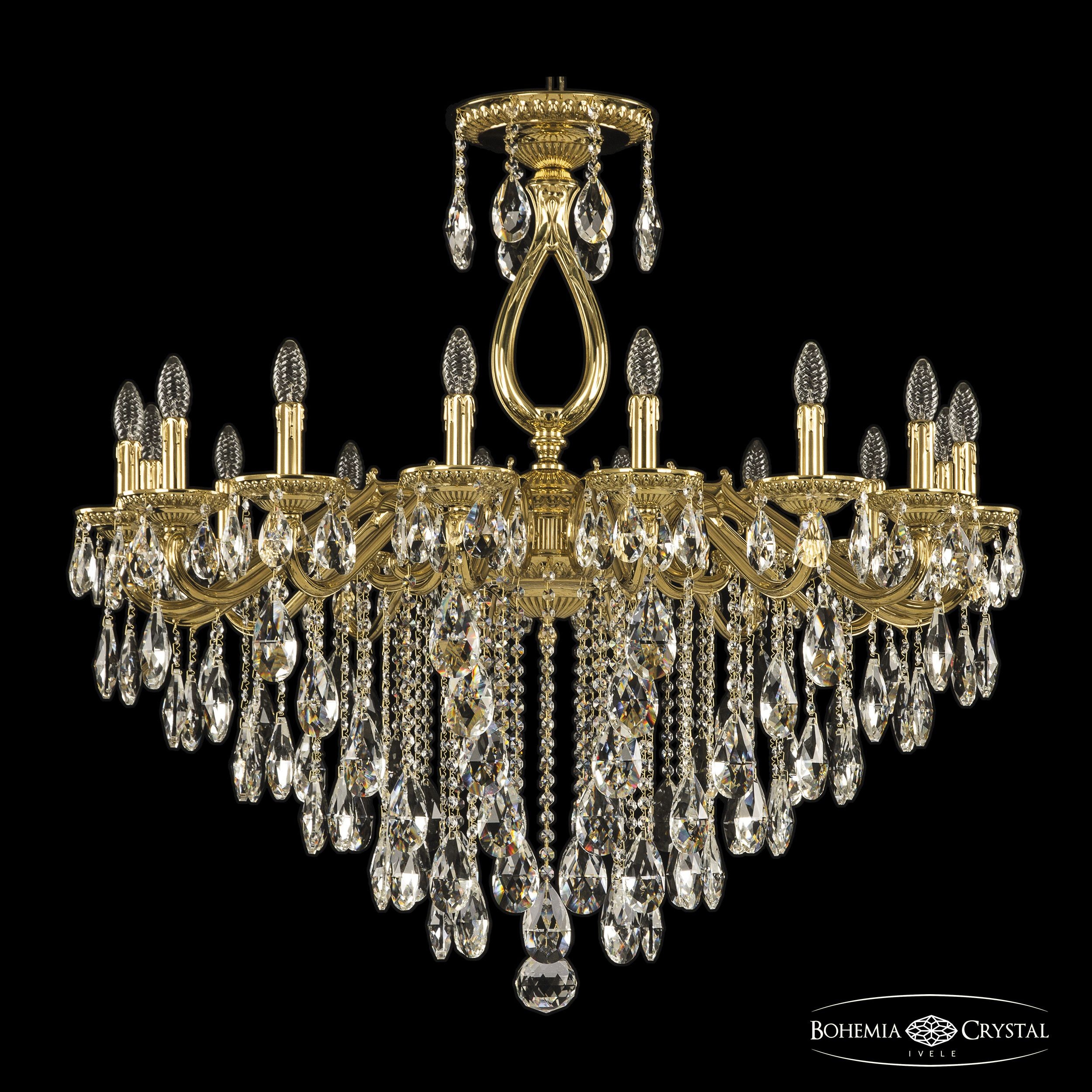Подвесная хрустальная люстра 7502 Bohemia 75302/16/360 B G