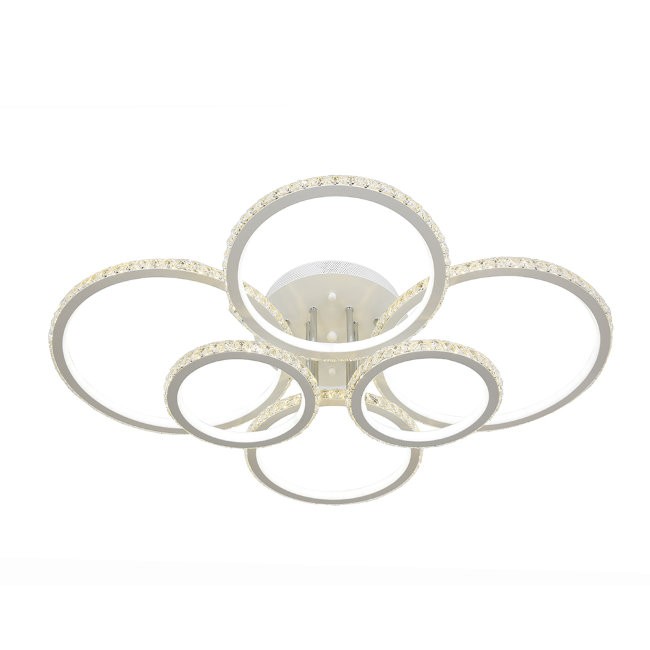 Потолочная люстра с пультом Офели Seven Fires SF7013/6C-WT