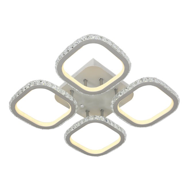 Потолочная люстра с пультом Флери Seven Fires SF7014/4CS-WT