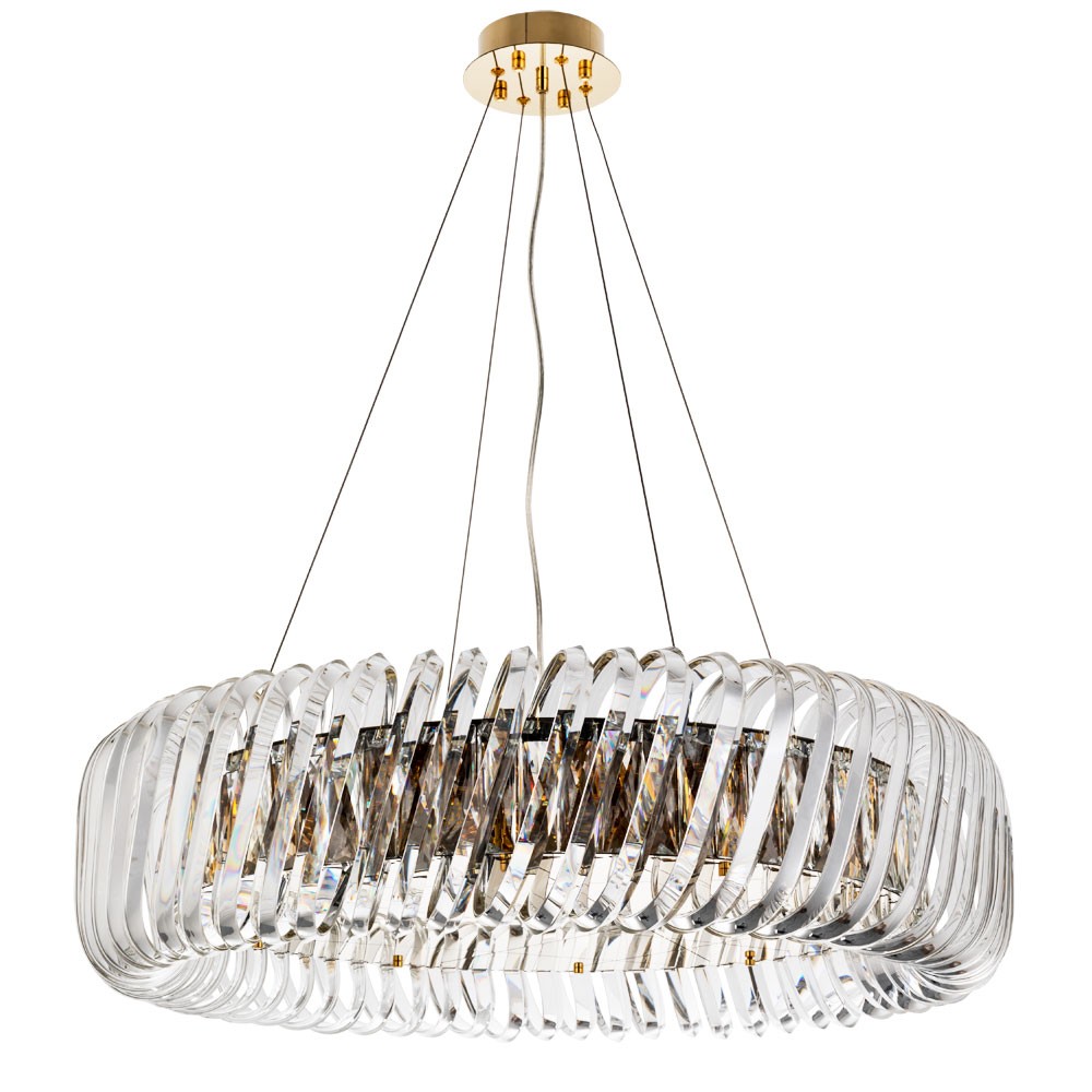 Подвесная хрустальная люстра Megan Divinare 7568/18 LM-12